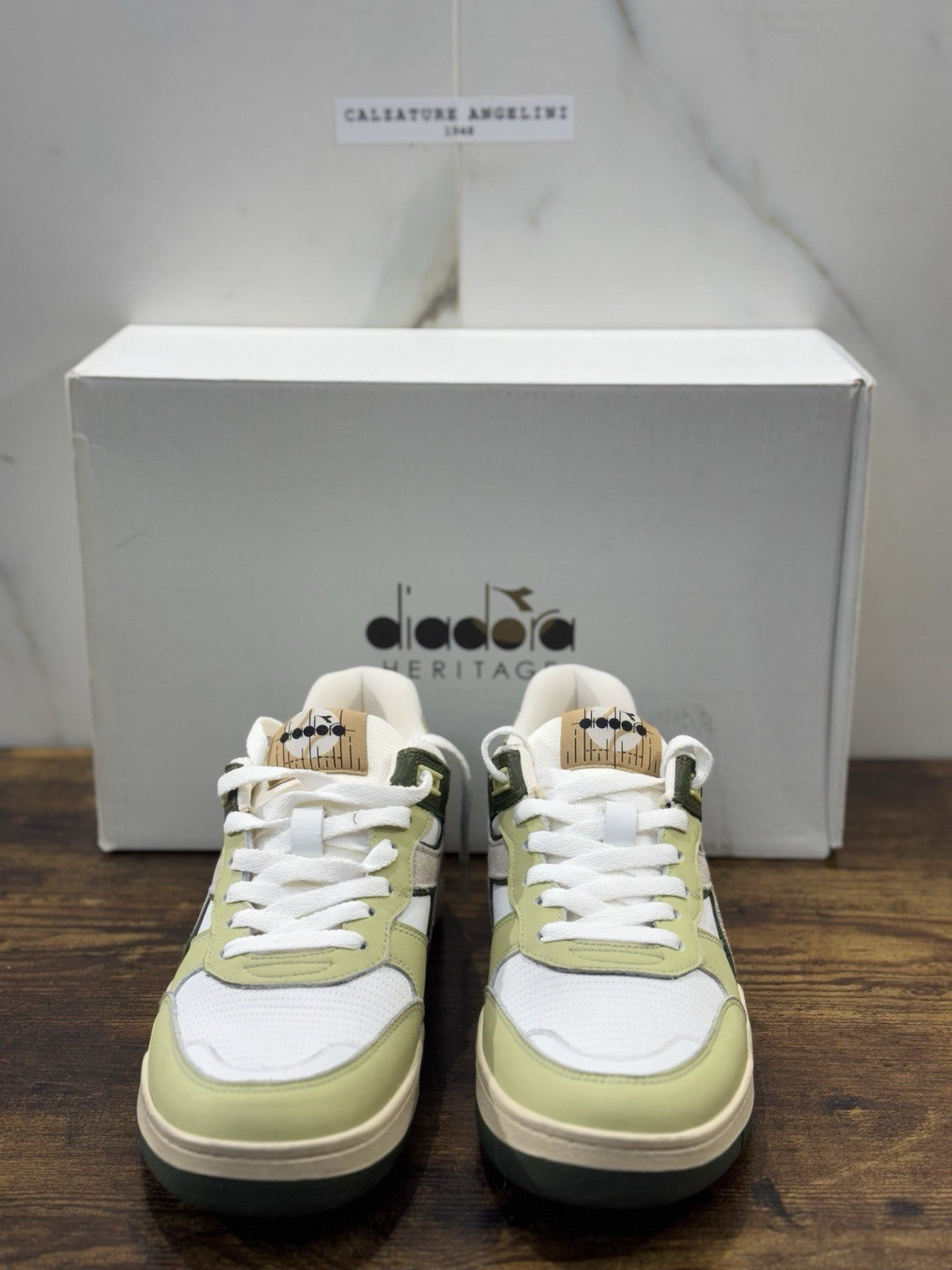 diadora heritage Sneaker B.560 Used Kombo Green  Made In Italy  Uomo 42.5