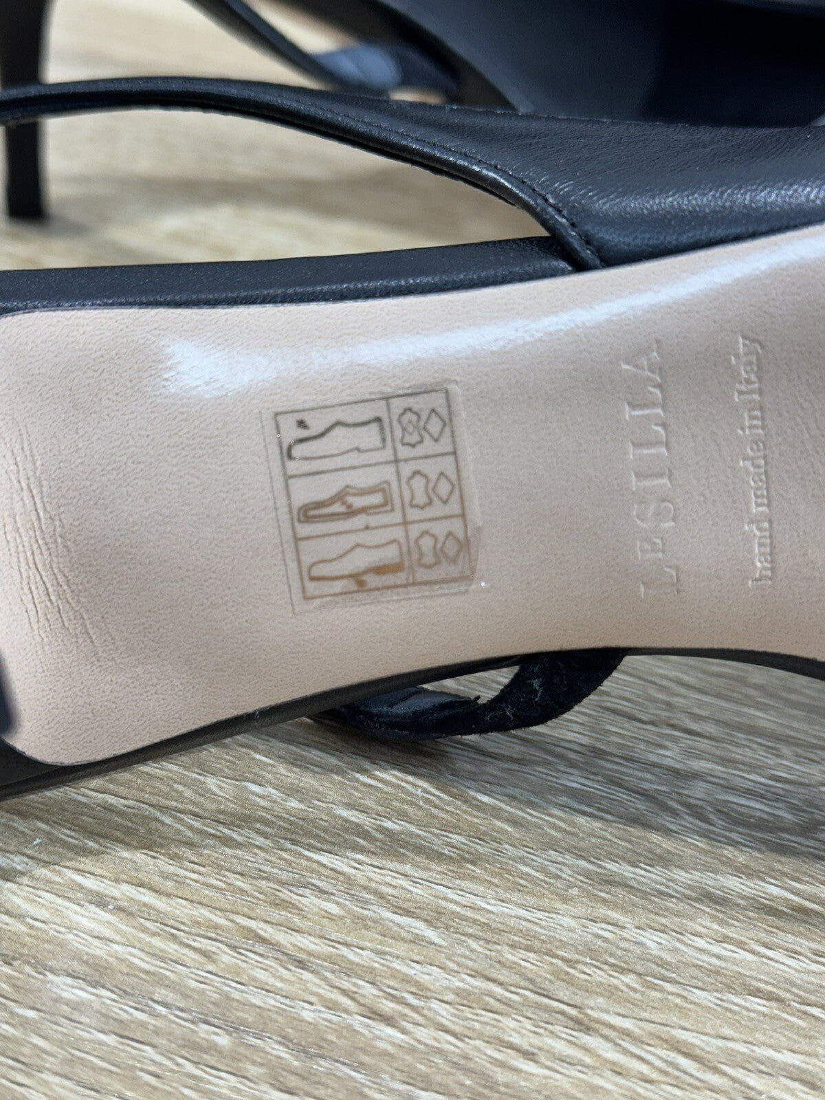 le silla Chanel NIVES Pelle Nero Luxury Le Silla Woman Shoes 40