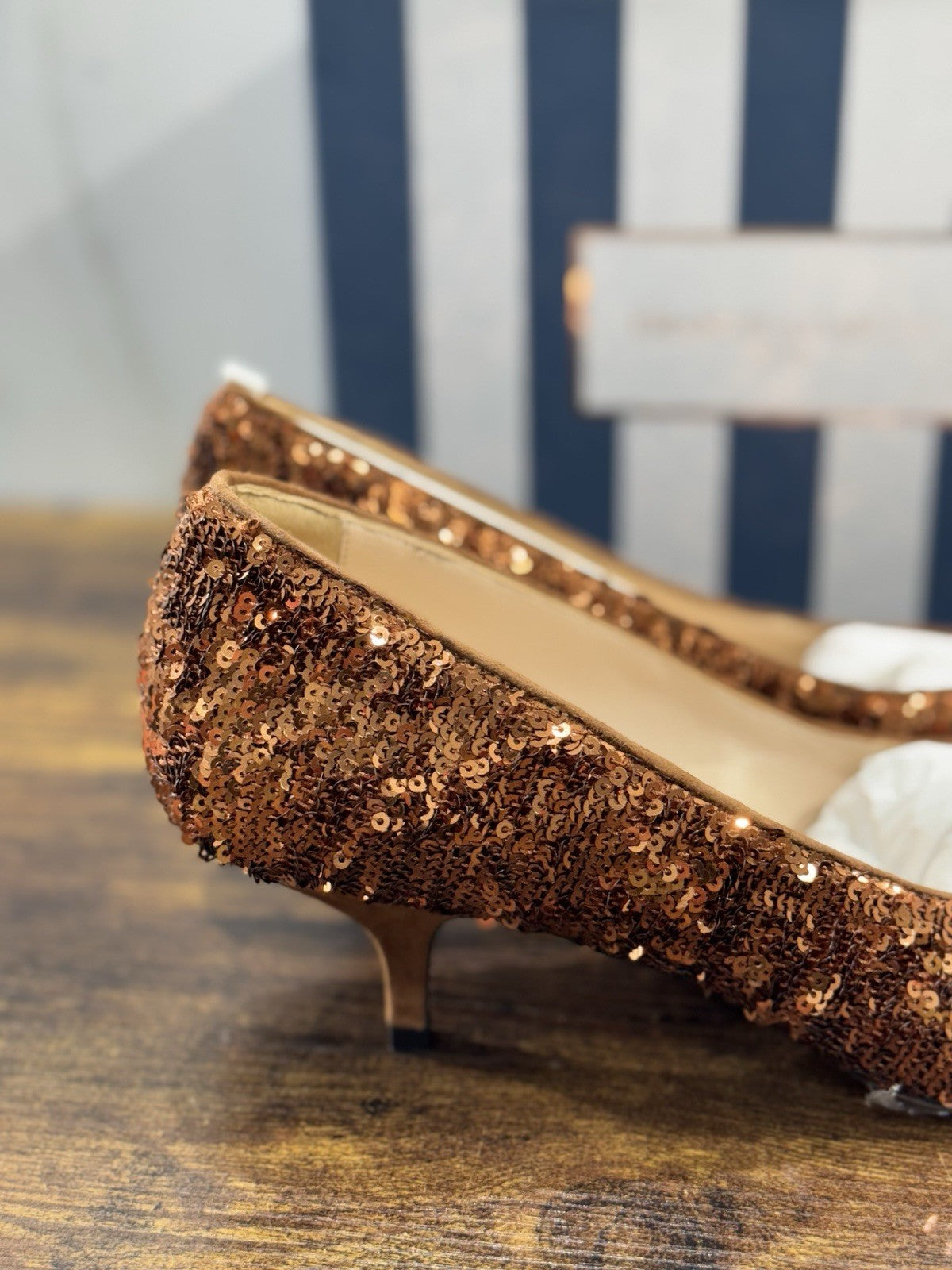 Emanuela Caruso Decollete’ Paulettes Bronzo Luxury Donna Capri 38