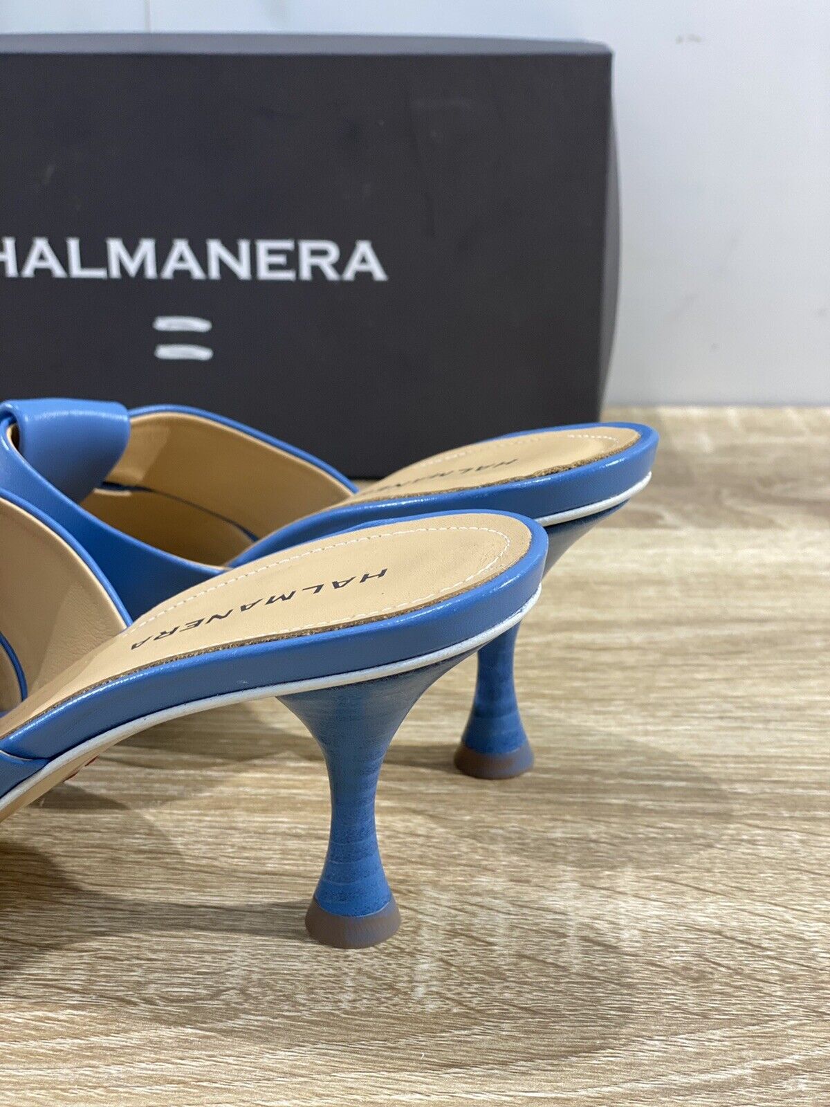 Halmanera Sandalo donna in pelle Azzurro  Zena 21 luxury sandal 39