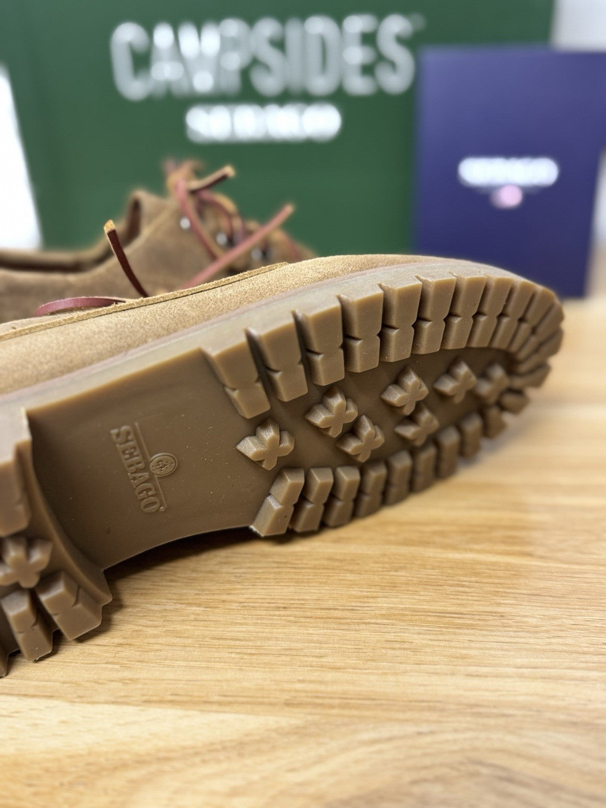 Sebago Askook Waxed Camel Icon Sebago Barca Uomo 45