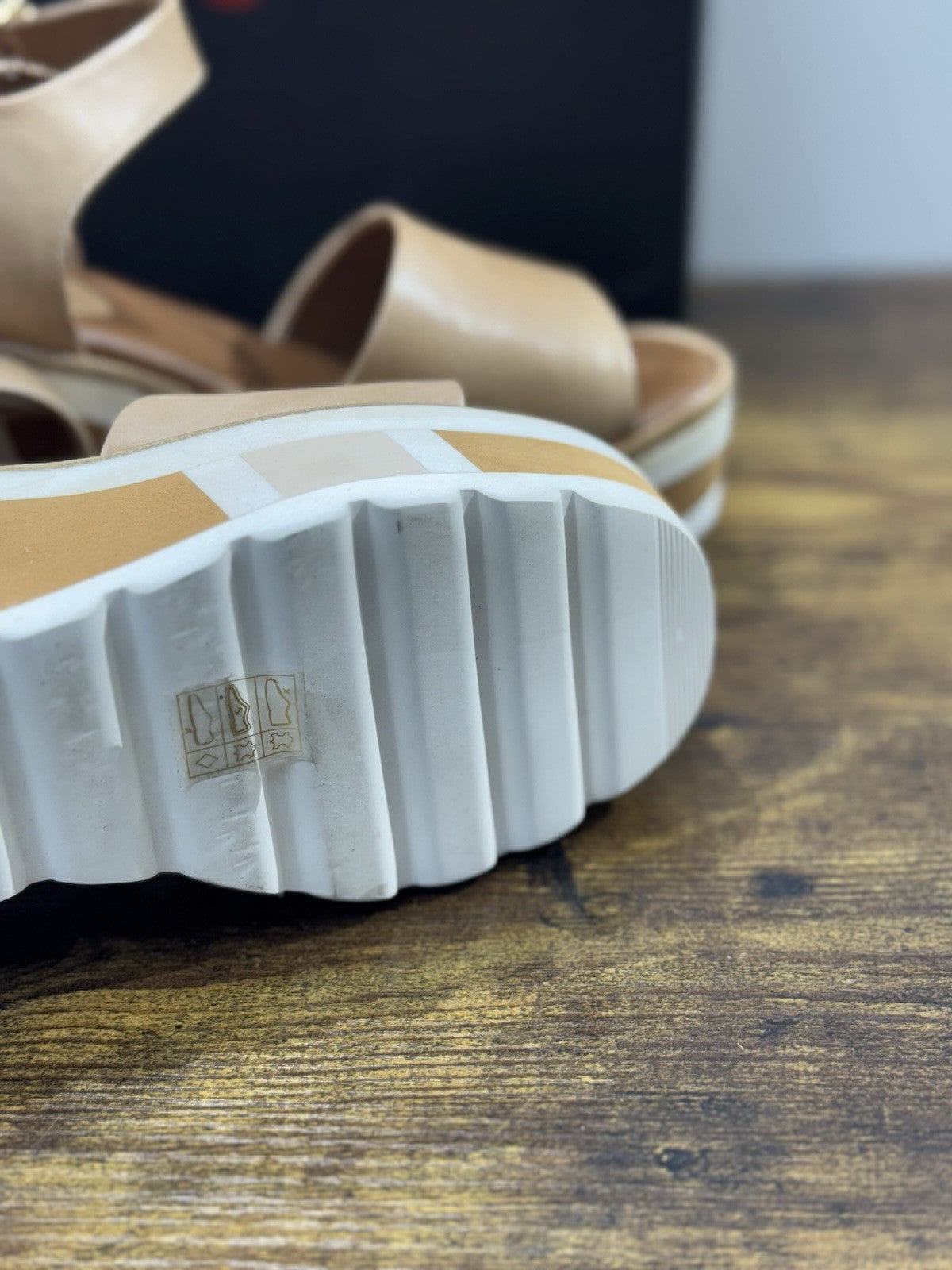181 Alberto Gozzi Sandalo Zeppa Pelle Beige  Casual Donna 38
