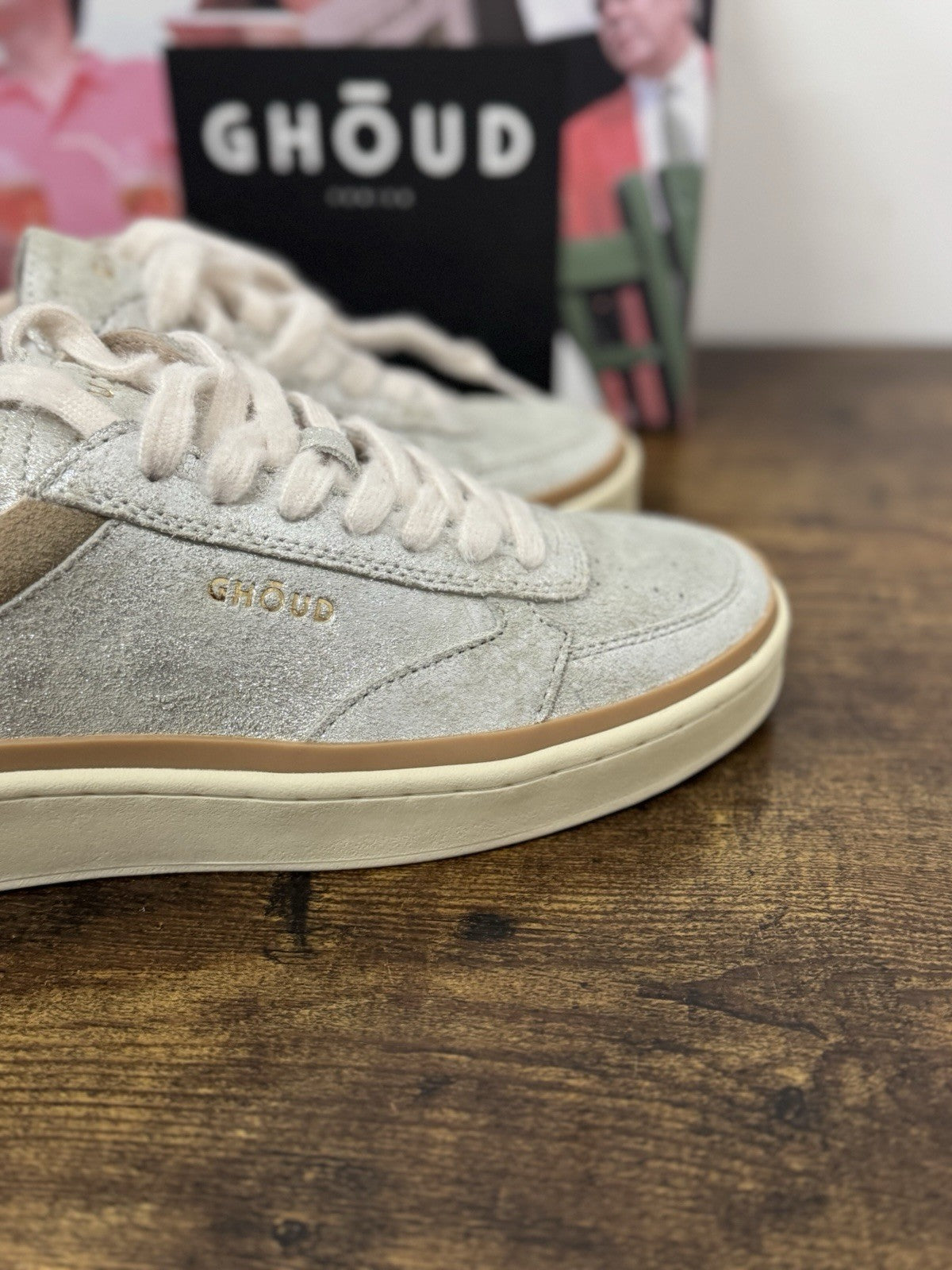 Ghoud Venice Sneaker Pelle Lamin Causal Scarpa Ghoud Donna 40