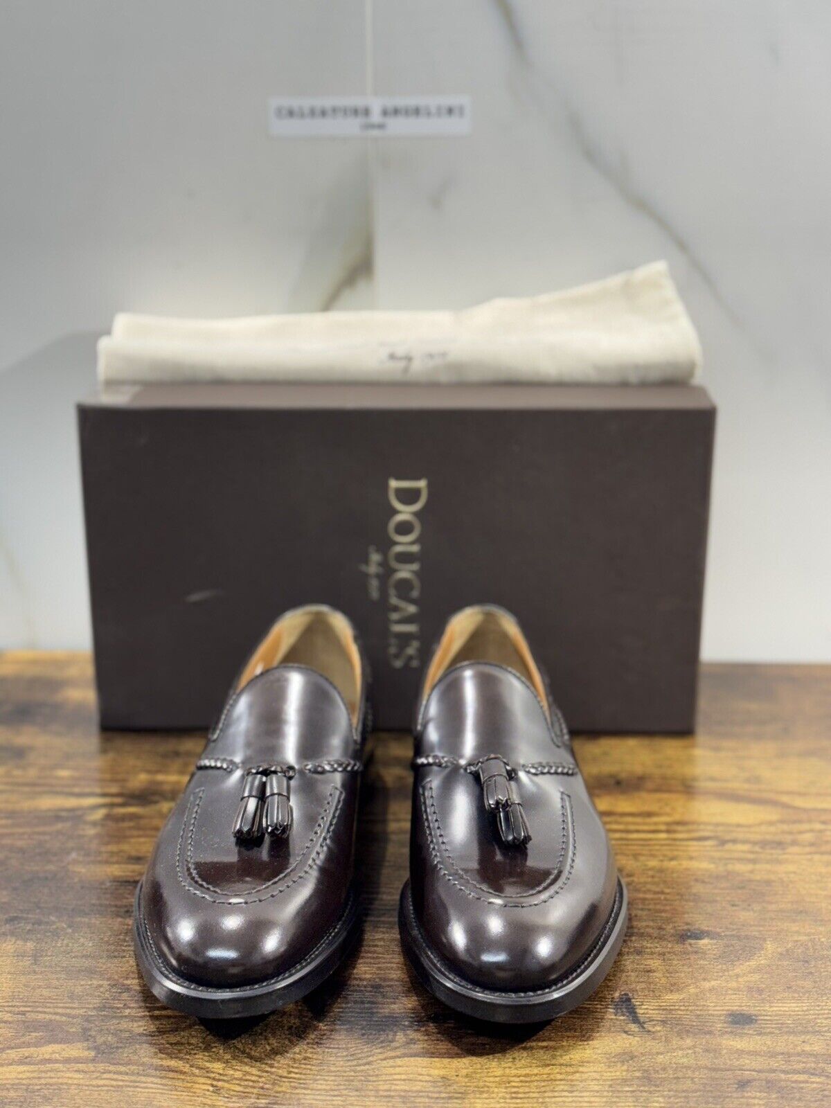 Doucal’s Scarpa Uomo Mocassino Nappine Marrone   Luxury Men Doucal’s Shoes 44