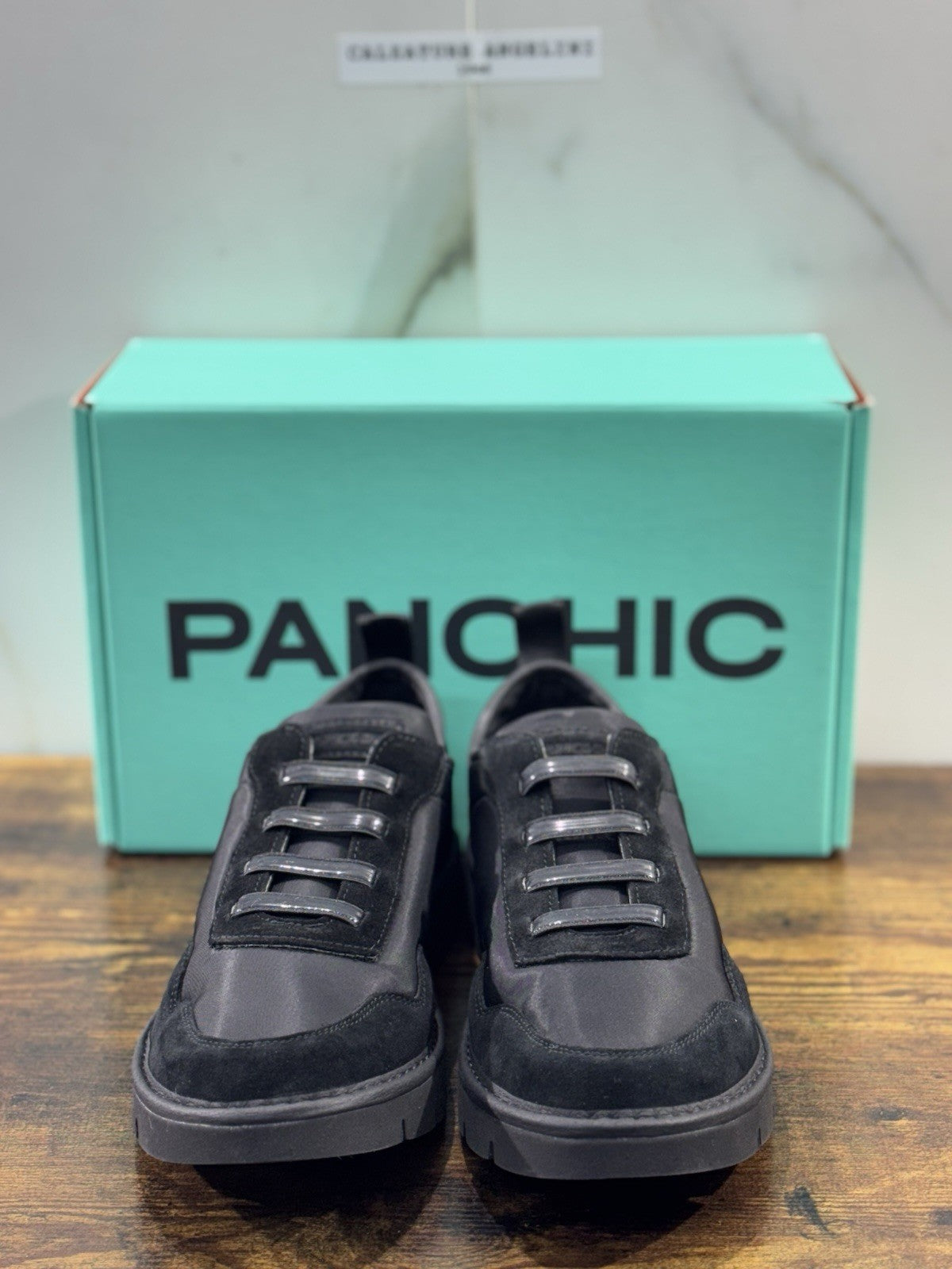 Panchic Slip On  Sneaker  Donna  Suede Black  Causal Shoes   Panchic 41