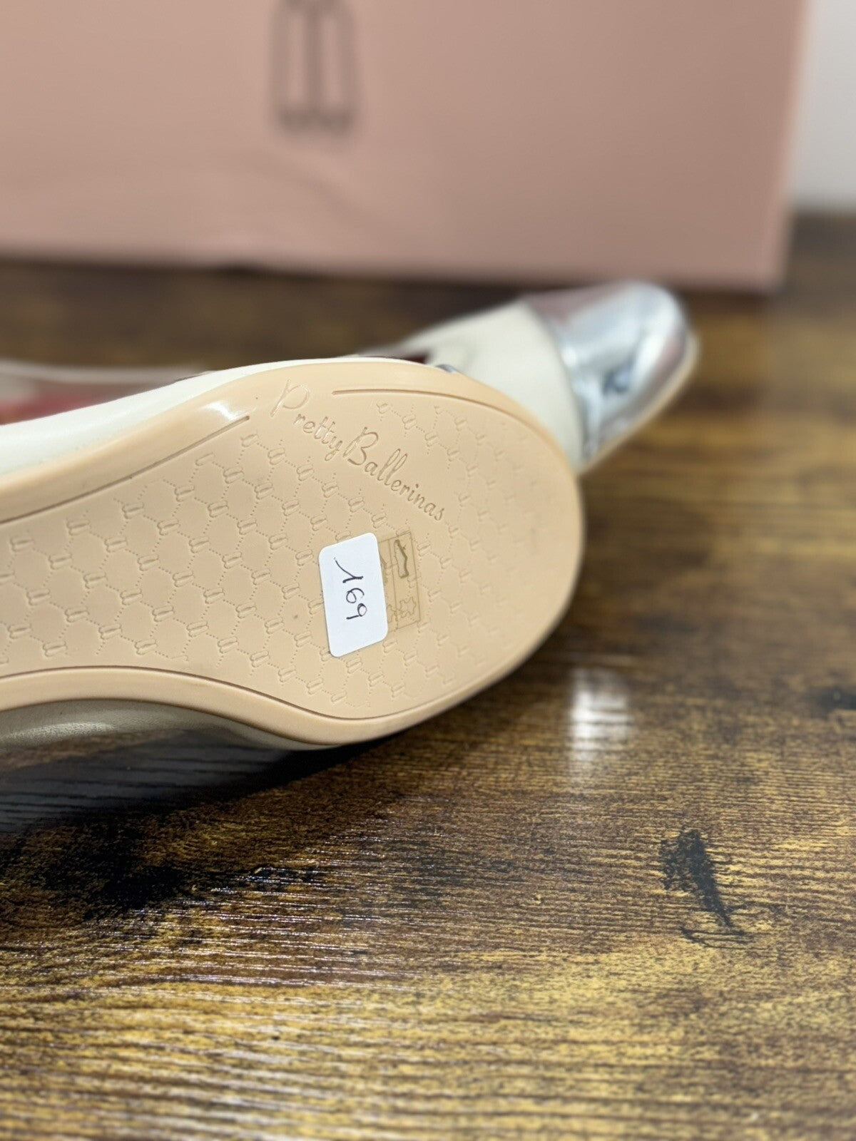 Pretty Ballerinas Scarpa Donna Rosario Pelle Perla   Ballerina Donna 38.5