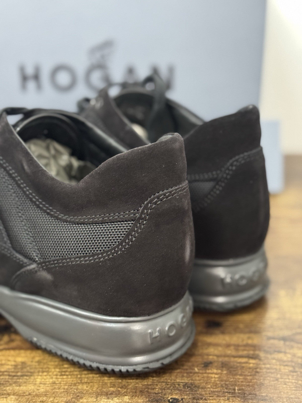 Hogan Interactive Icon Pelle Nero Casual Sneaker Hogan Uomo 42