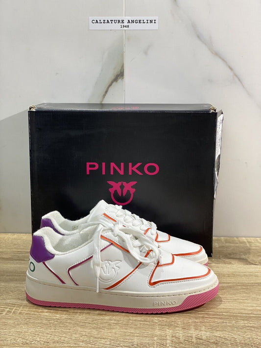 Pinko Flamine Sneaker Donna Recycled Bianco Multi Casual 41