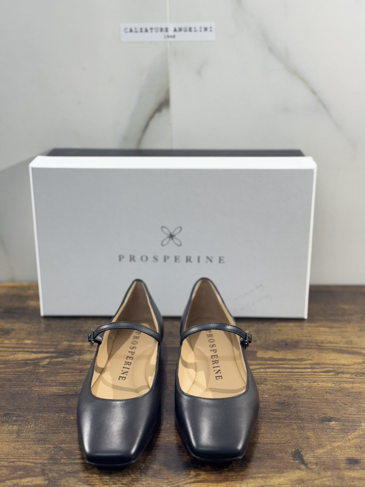 Prosperine mocassino donna in Nero Pelle  luxury made in italy 37