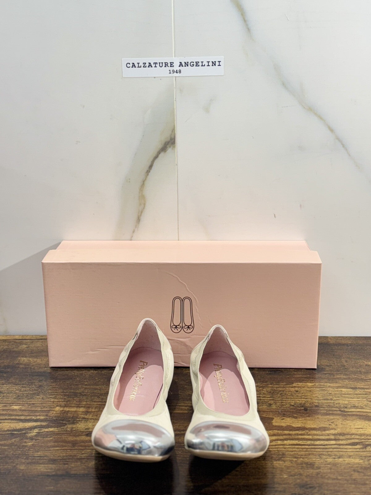 Pretty Ballerinas Scarpa Donna Rosario Pelle Perla   Ballerina Donna 38.5