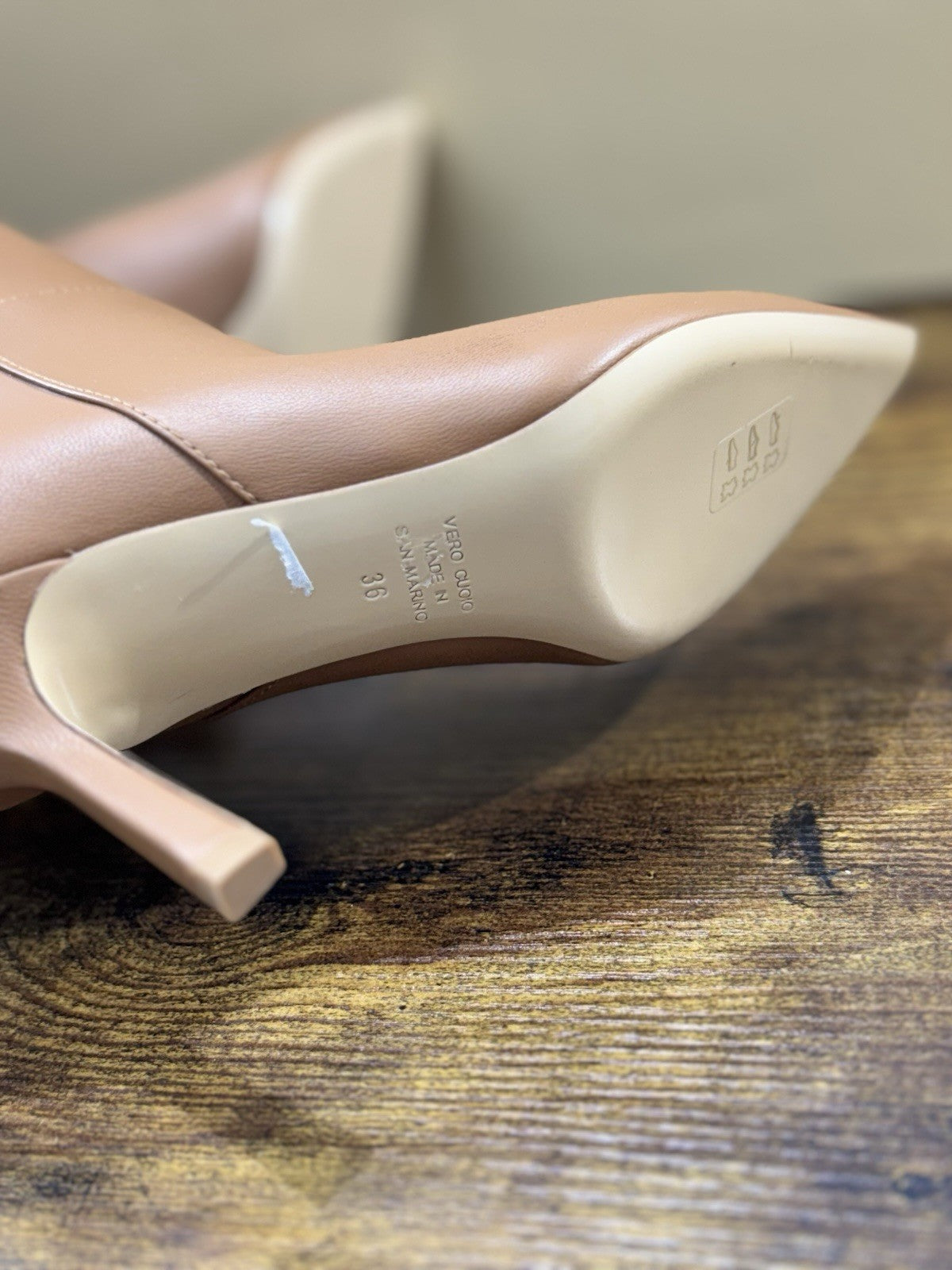 Ninalilou Stivale Donna Pelle Cuoio Con Tacco Luxury Woman Boot 36