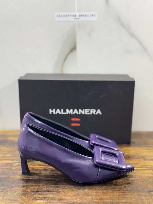 HALMANERA Décolleté  Pelle Uva     Luxury Made In Italy Donna 41