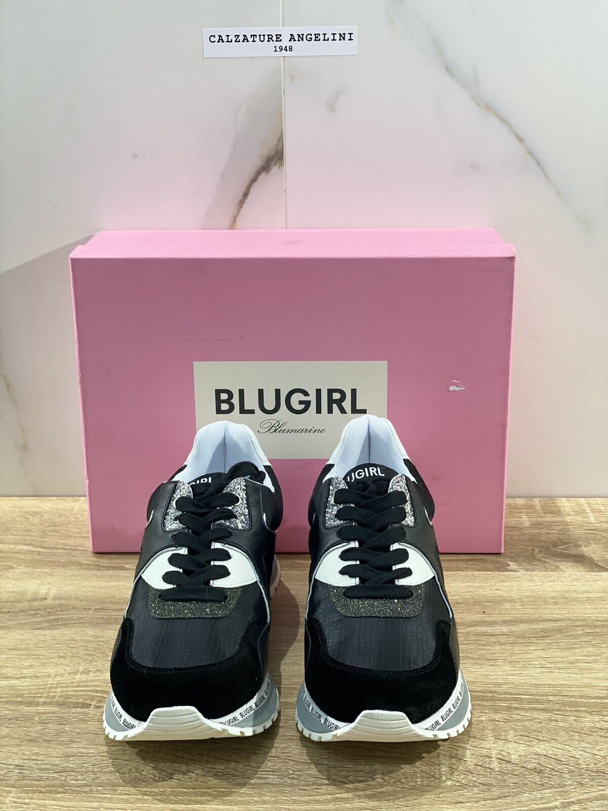 Blugirl Blumarine Donna sneaker babe nera casual shoes woman 40