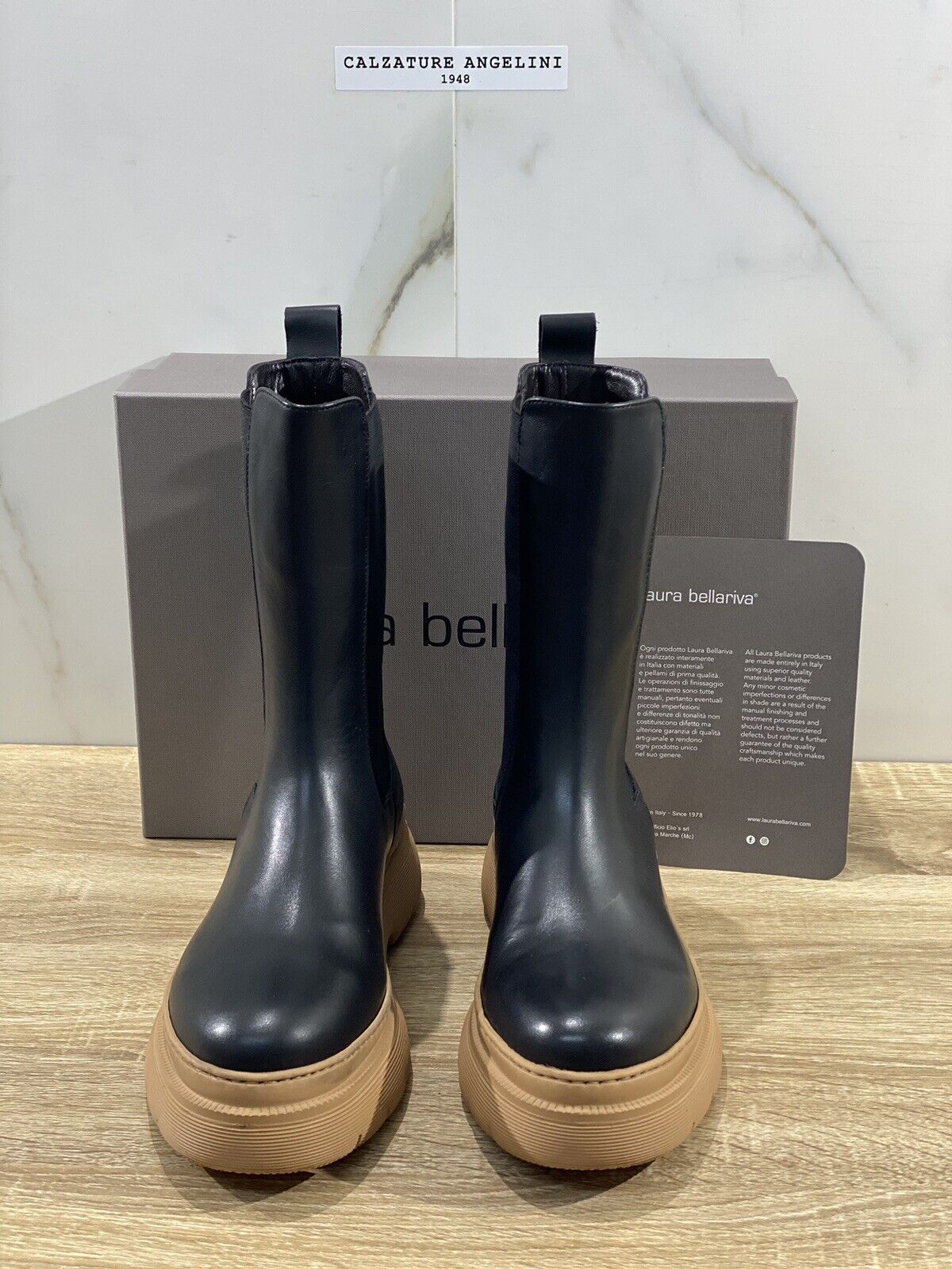 Laura Bellariva CHELSEA BOOT donna pelle nero extra light 39