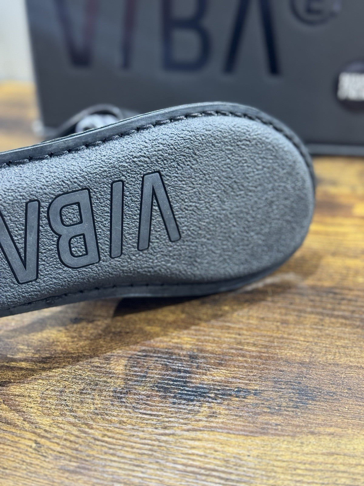 Vibae Saint Tropez Sandalo Pelle Nera  Uomo 47