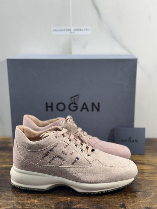 Hogan Interactive Donna Sneaker  H Strass Profilo Pink    Luxury Hogan 35.5