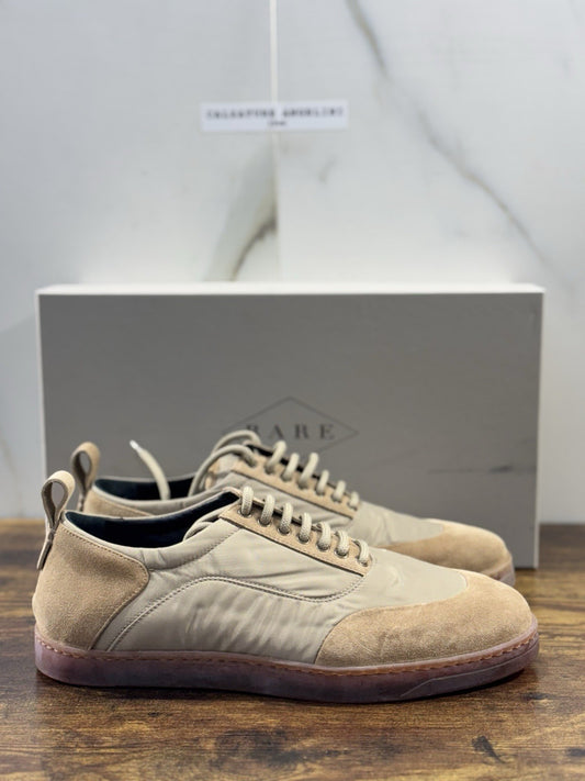 Rare Sneaker Uomo Suede Beige Fondo Ultra Flexible Top Quality 41
