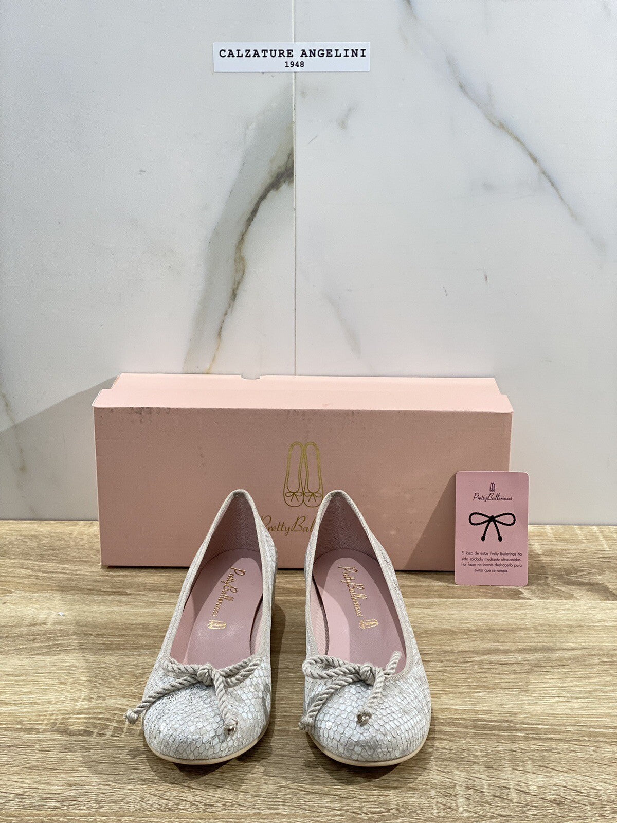 Pretty Ballerinas Scarpa Donna Pelle Argento Casual Ballerina Donna 38.5