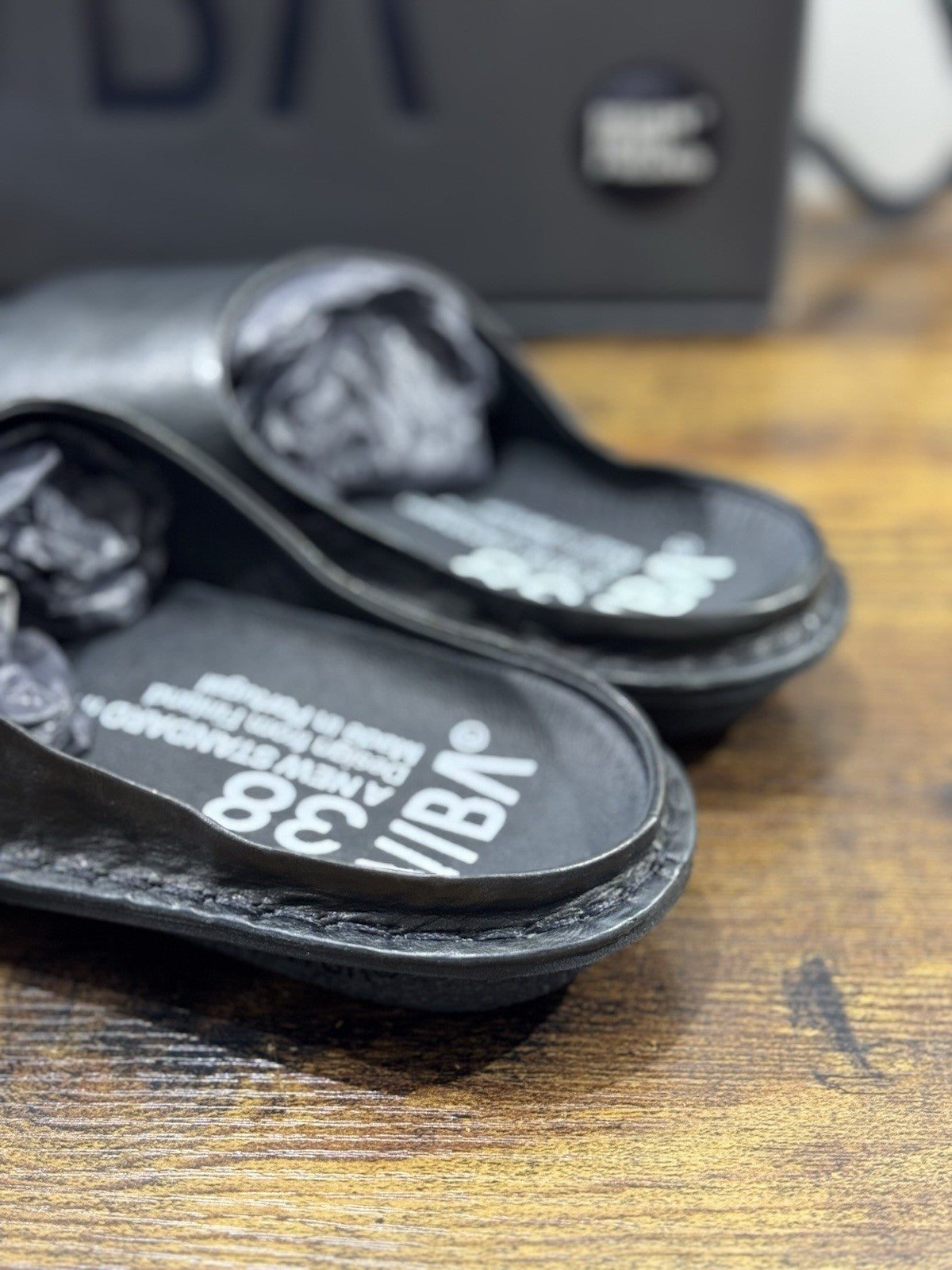 Vibae Saint Tropez Sandalo Pelle Nera  Uomo 47