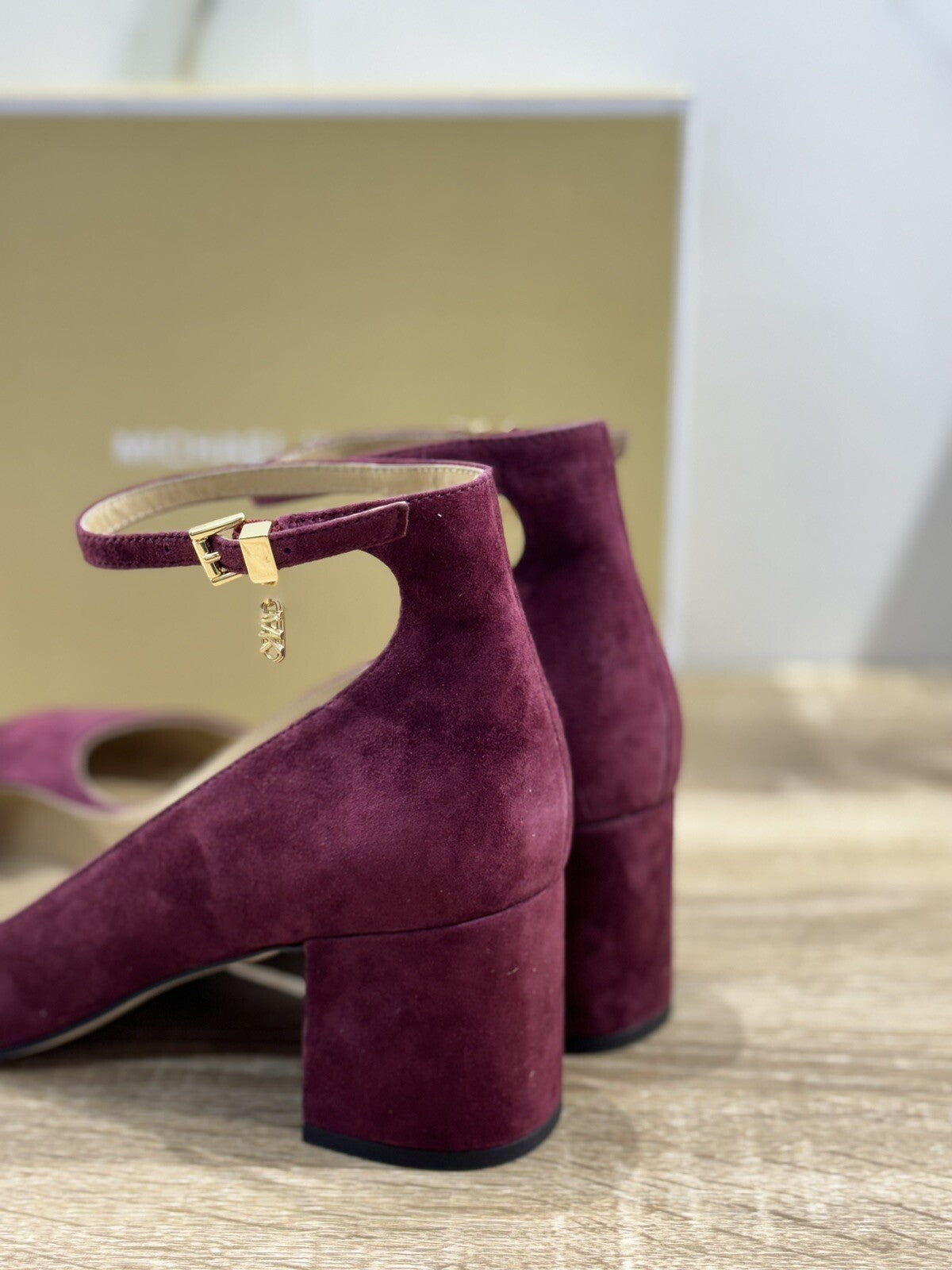 Michael Kors Perla Pump Donna Suede Mulberry Con tacco 37