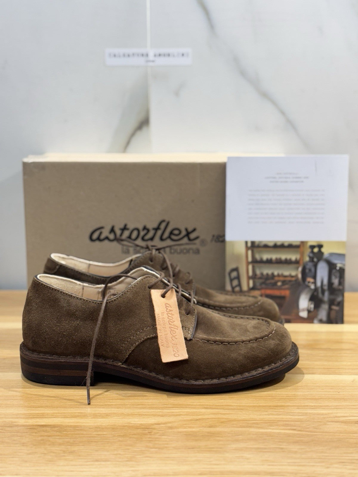 Astorflex Carlflex  Stringata   Suede Dark Khaki Casual Scarpa Uomo 42