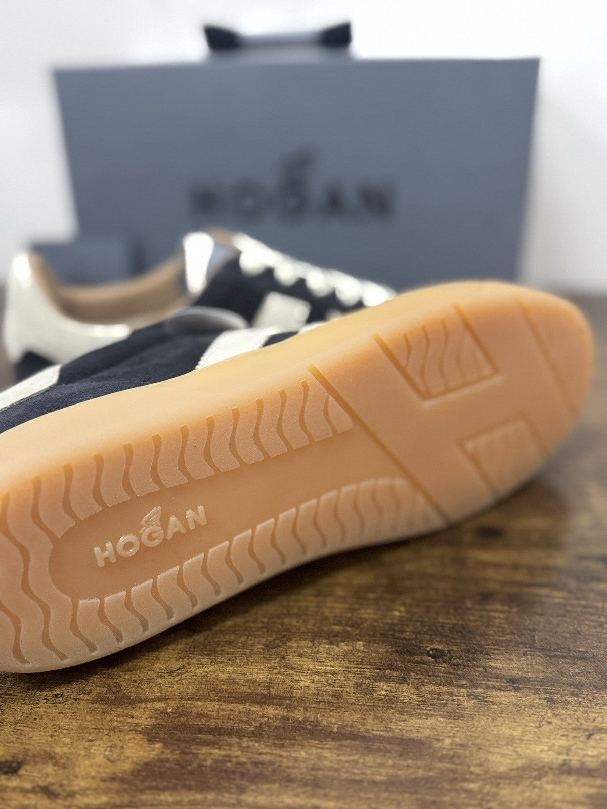 Hogan Cool Sneaker Suede Blu Casual Hogan Scarpa Uomo 40