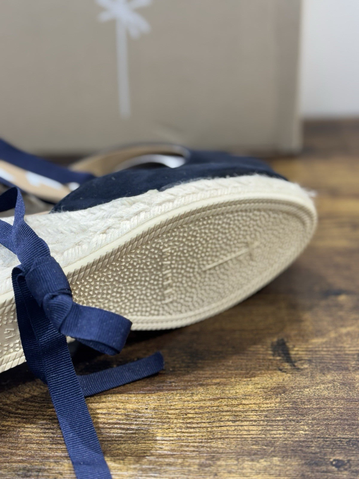 Manebi Espadrilles Suede Blu Zeppa Casual Manebi Shoes Donna 38