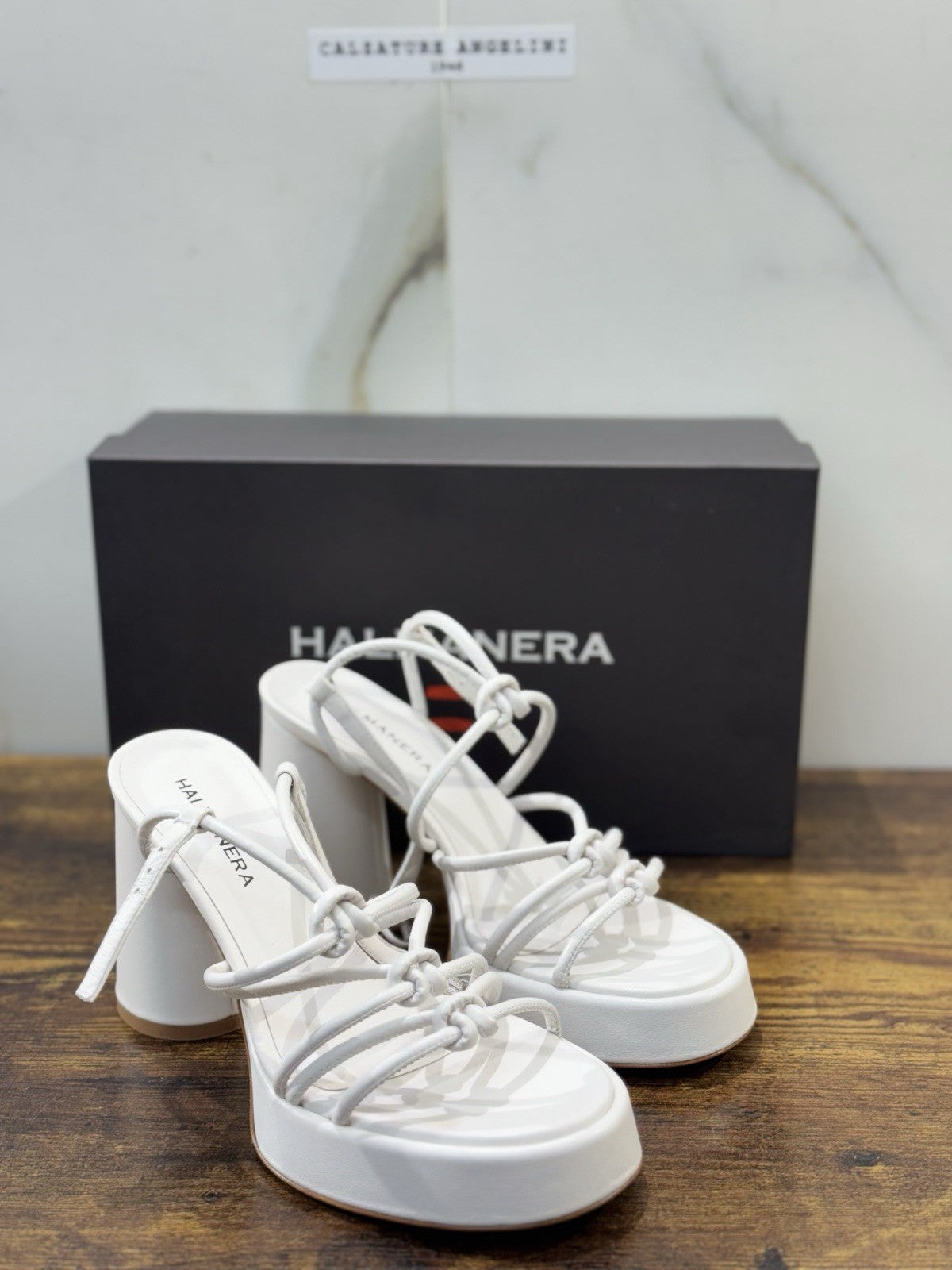 Halmanera Sandalo Pelle Tofu  Con Tacco Causal Halmanera Donna 38