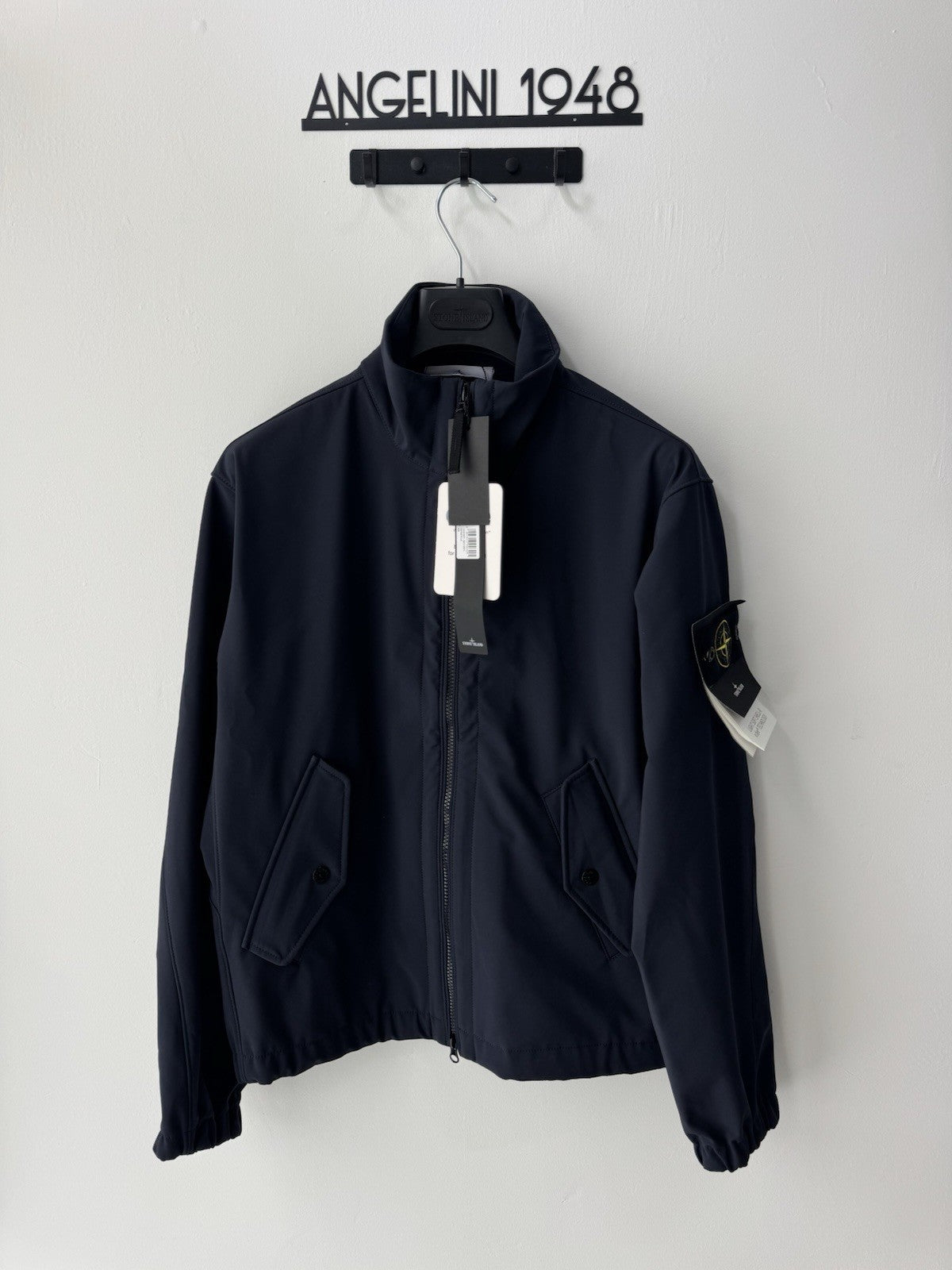 Stone Island Giubotto Light Soft Shell R E . DYE  Blu Icon Jacket Uomo S