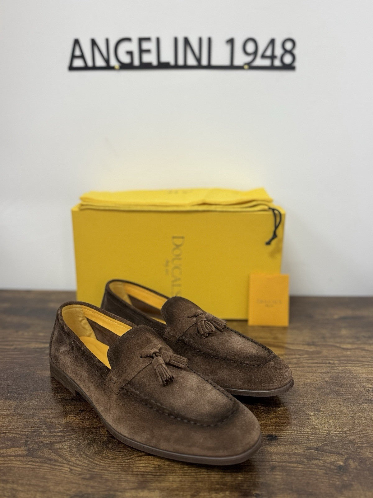 Doucal’s  Mocassino Nappine  Suede Brown   Flexible  Casual Scarpa Uomo 45