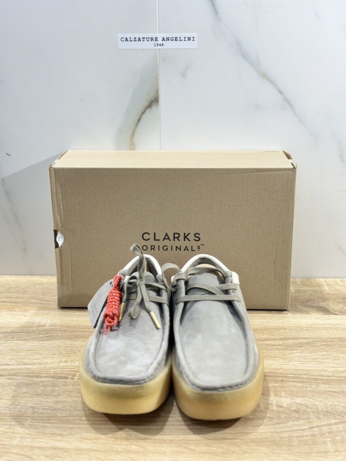 Clarks Wallabee Cup Scarpa Uomo Grey Nubuck  Icon Clarks Men Shoes 41