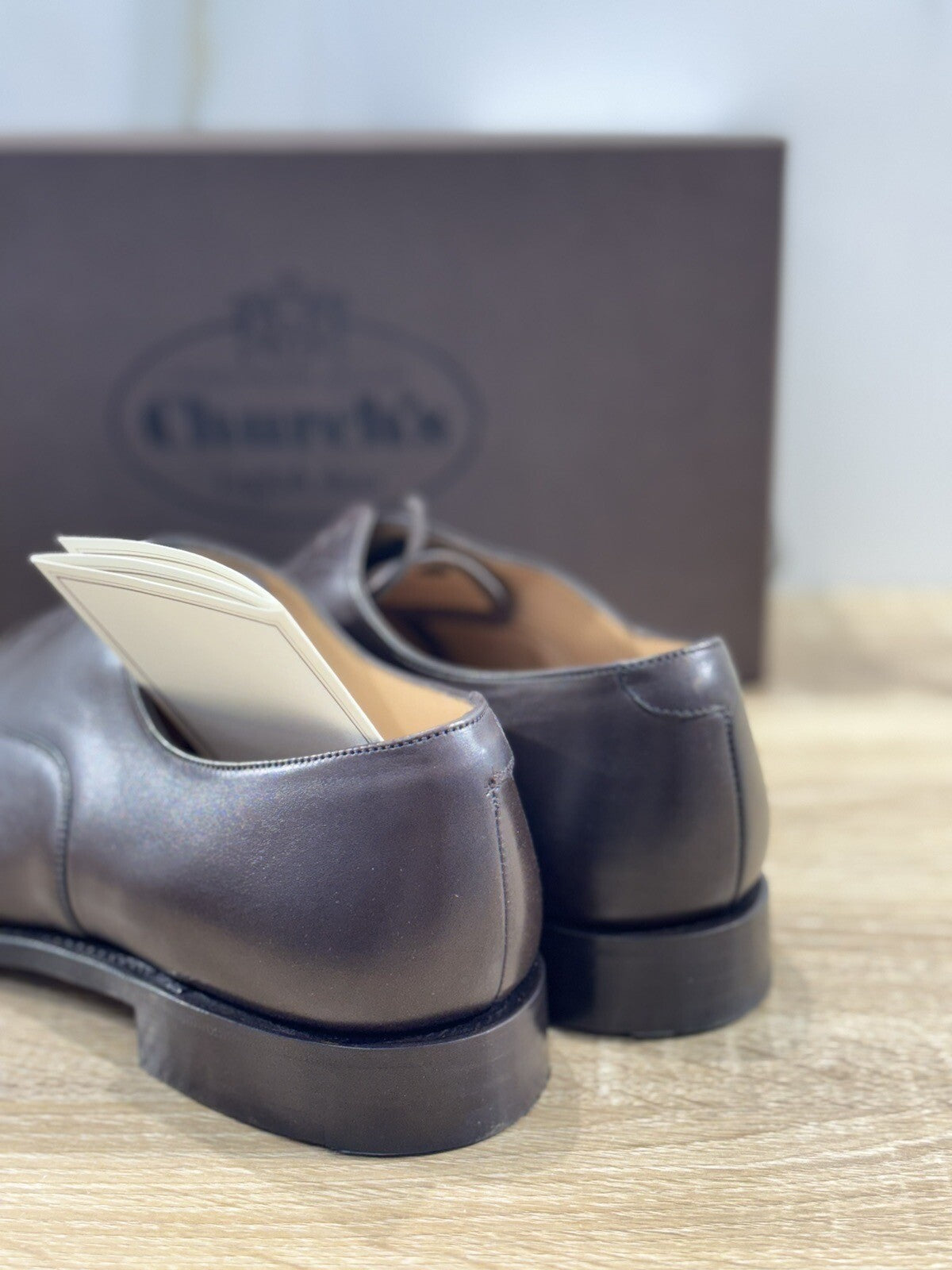 Church’s Dubai Pelle Ebony Fondo Cuoio Luxury Church’s Men Shoes 41 