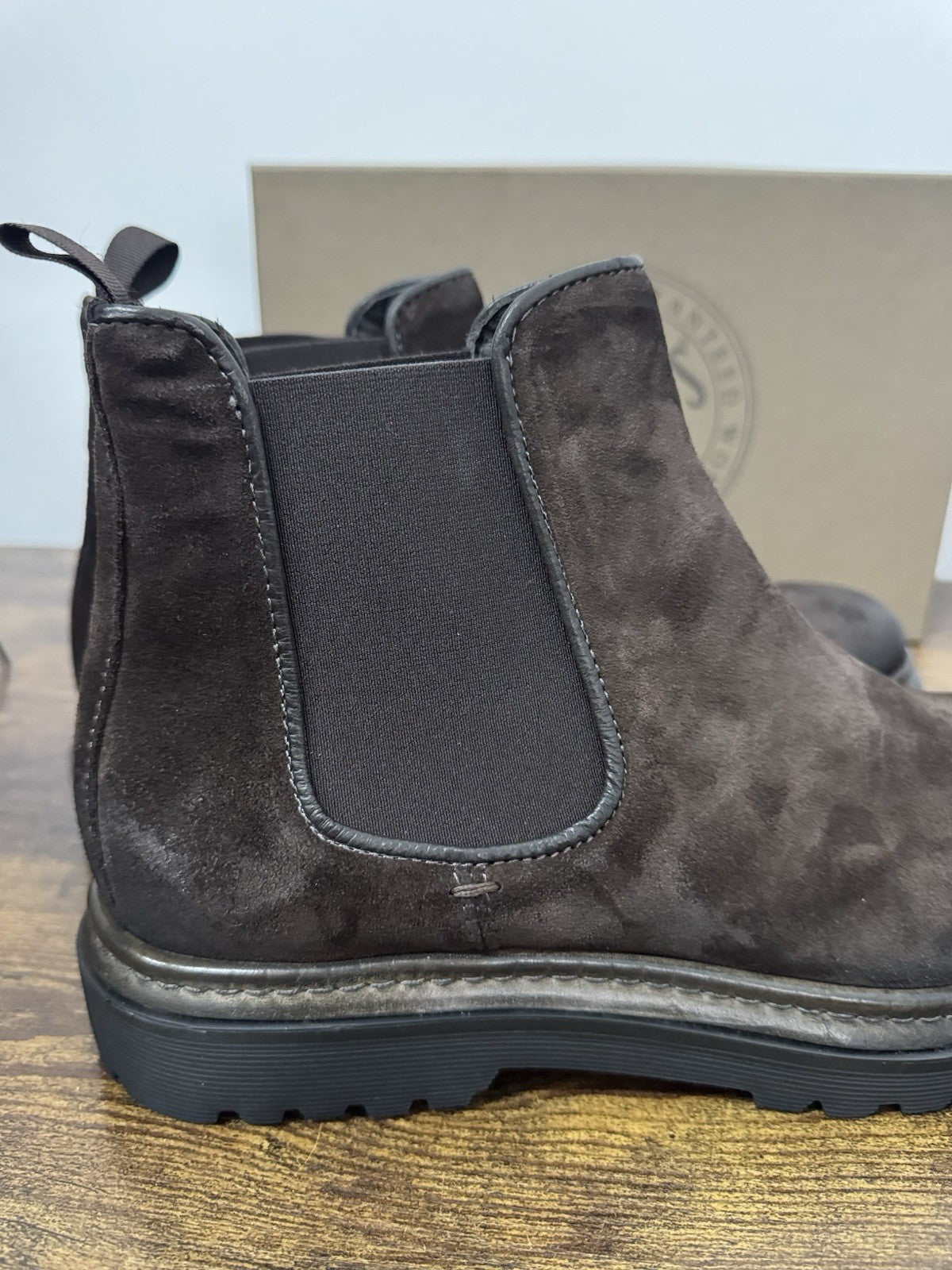 Pawelk’s Chelsea Boot  Suede Marrone Extra Light     Casual Boot Uomo 39