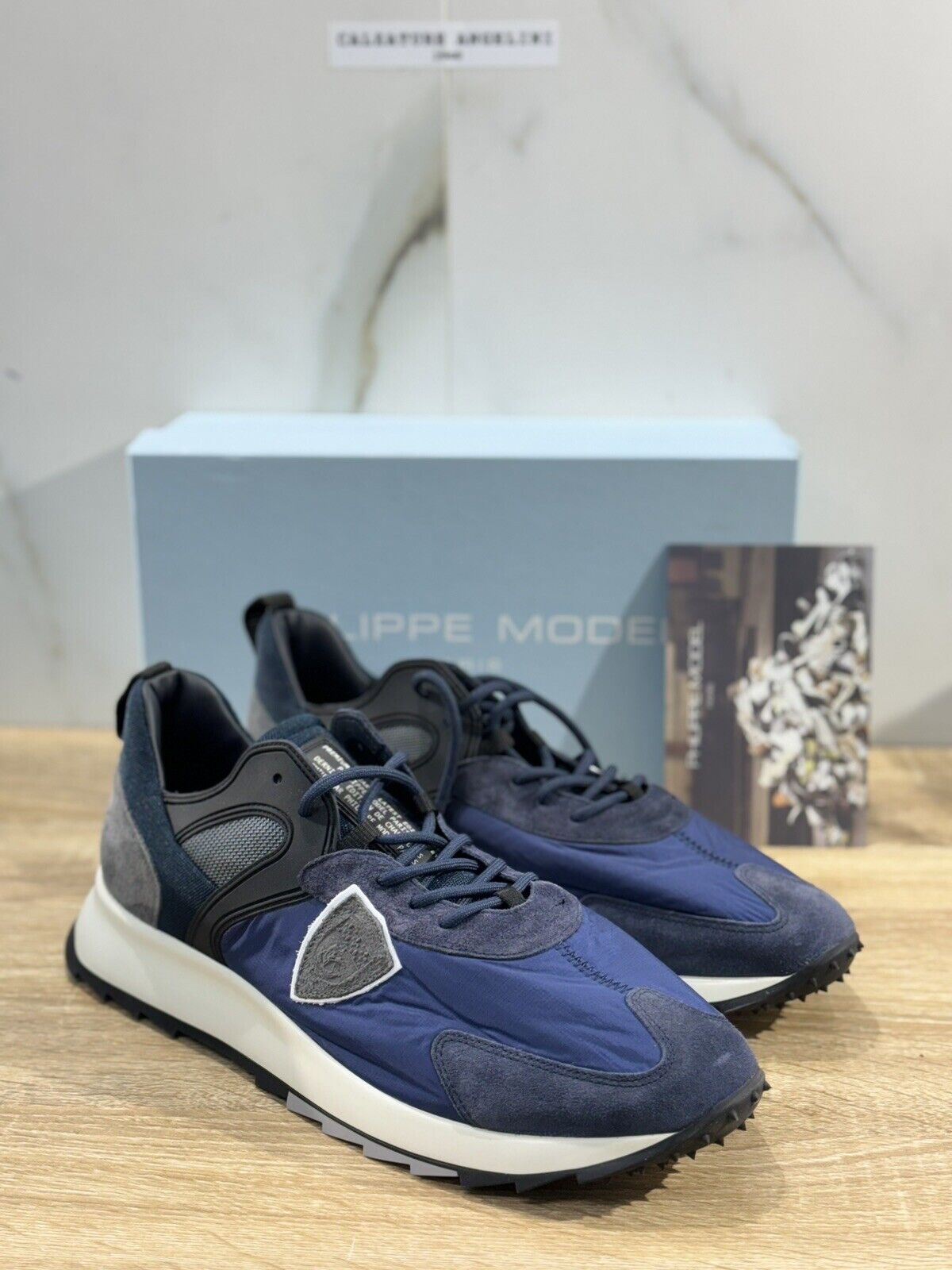 Philippe Model Royale  Mondial Sneaker Uomo Suede Blu  40