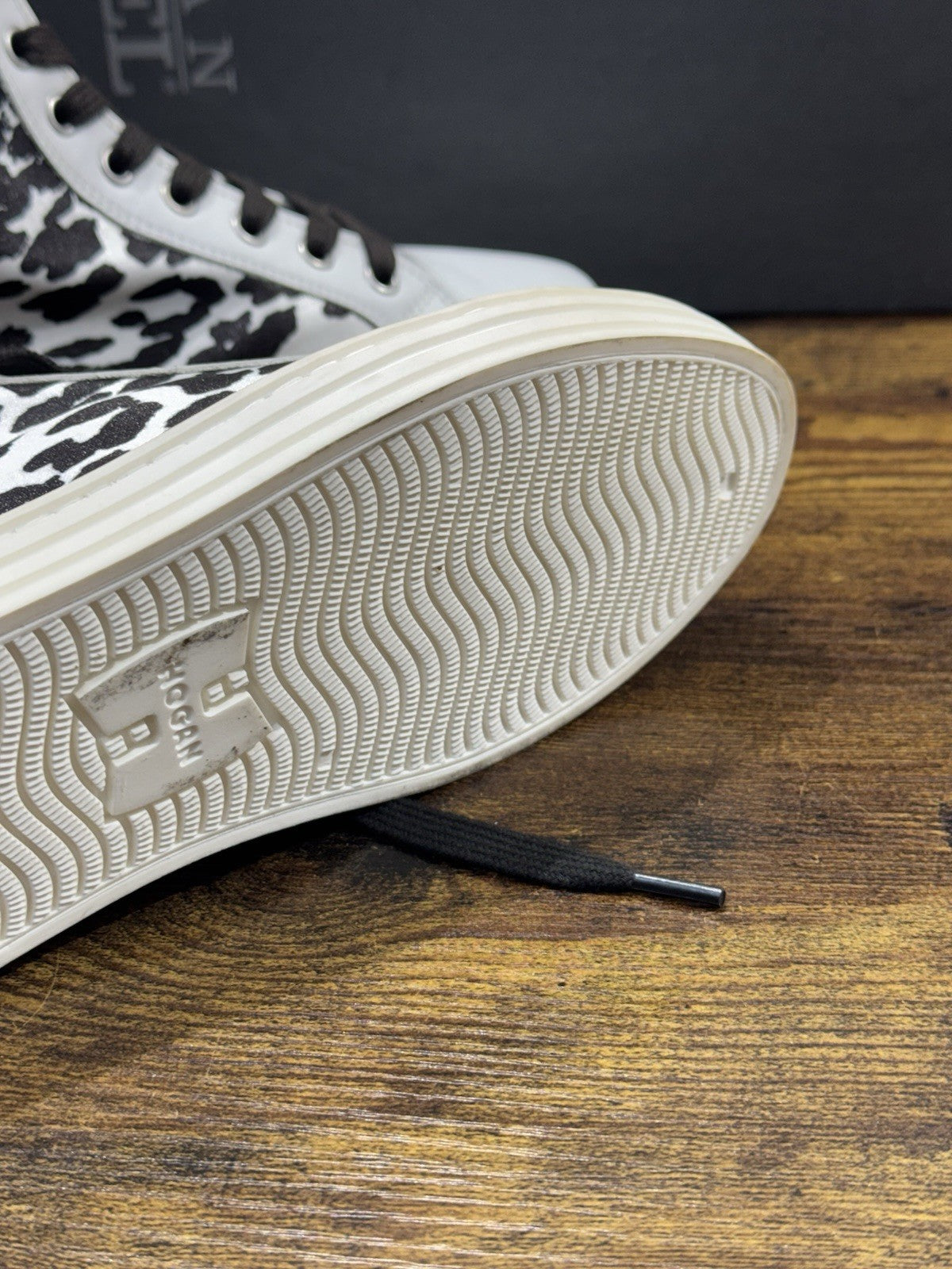 Hogan Rebel Sneaker Bianco Nero Casual Hogan Donna 35