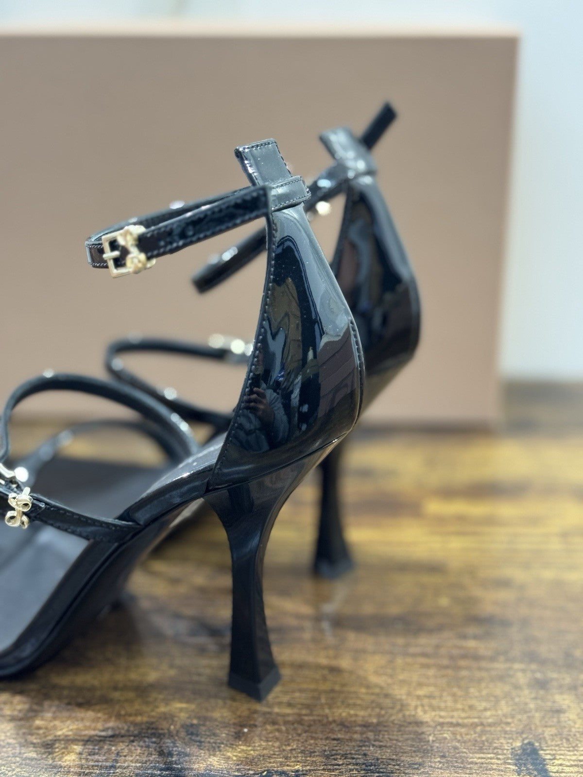 Sergio Levantesi Sandalo  Donna Tea Pelle Nero   Luxury Woman Sandal 36