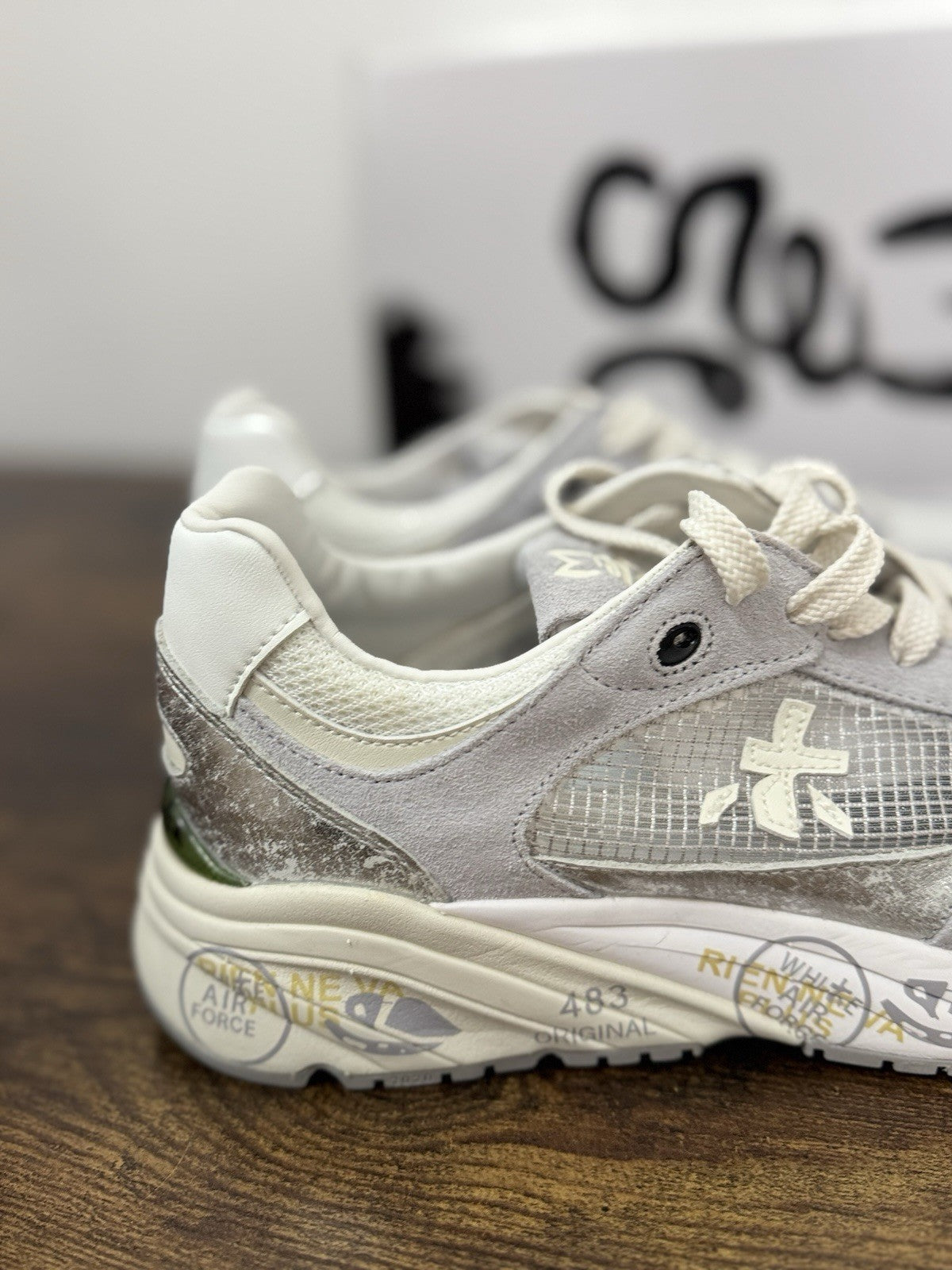 Premiata Mase Sneaker Pelle Grey Traforata Summer    Casual Premiata Donna 40