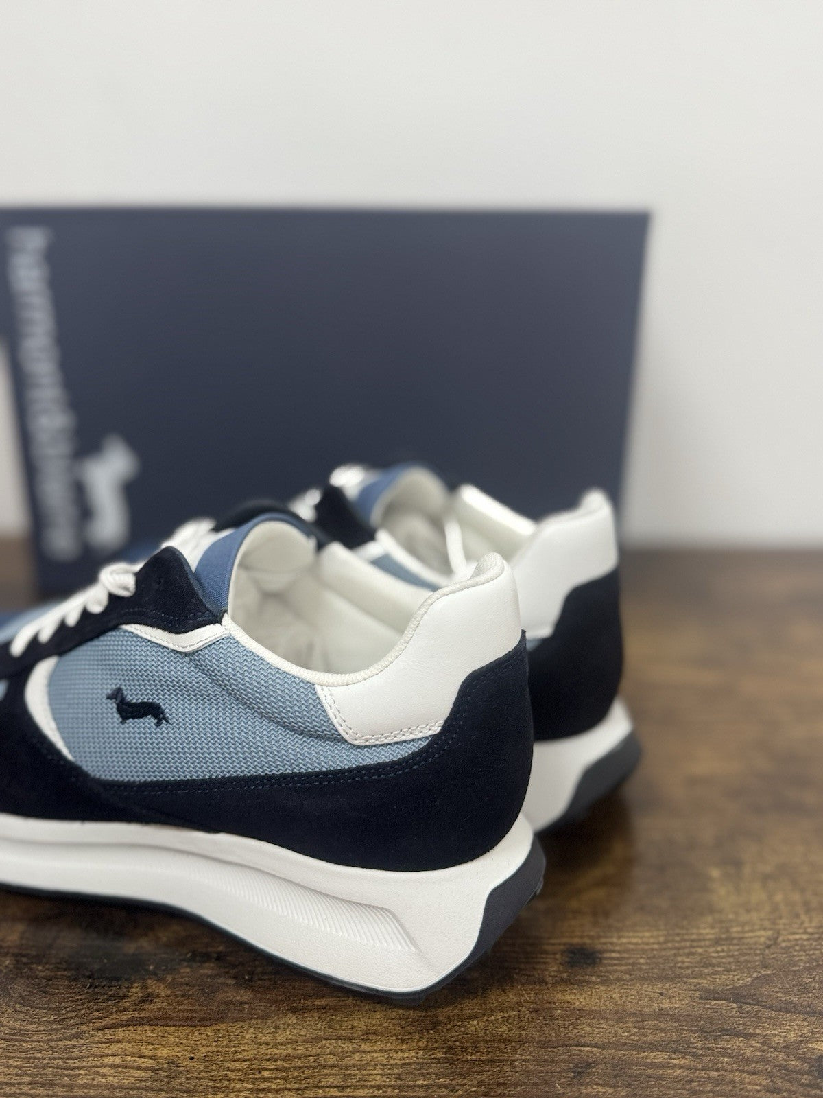 Harmont & Blaine Sneaker Suede Blu Casual Uomo 40