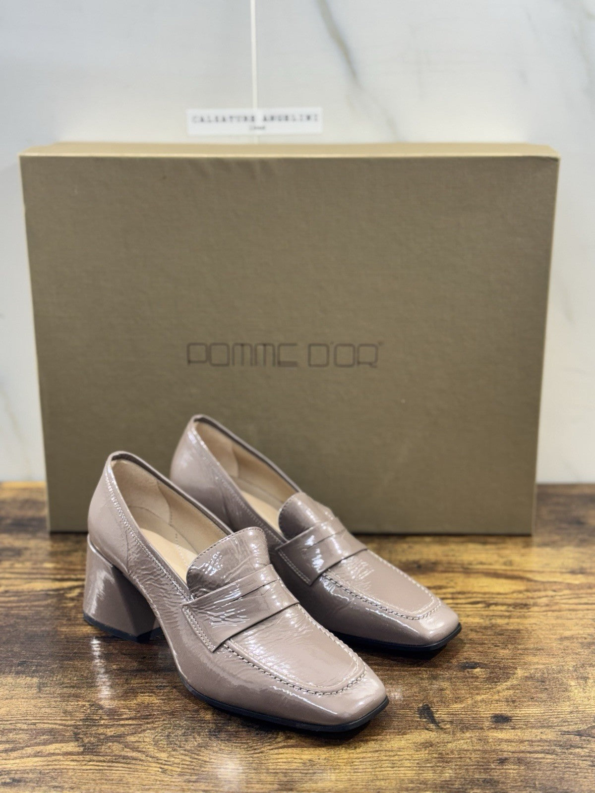 Pomme D’or Mocassino   Pelle Taupe       Handmade Woman Pomme D’or Donna 36