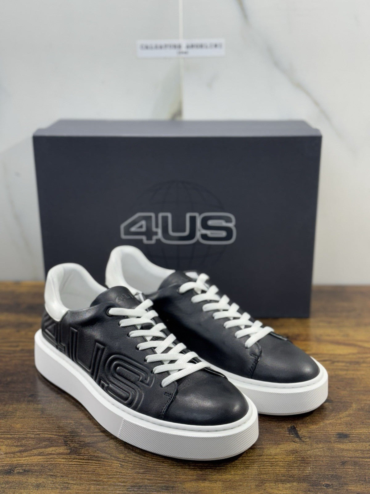 Paciotti 4US Sneaker Uomo Pelle Nera   Casual 43