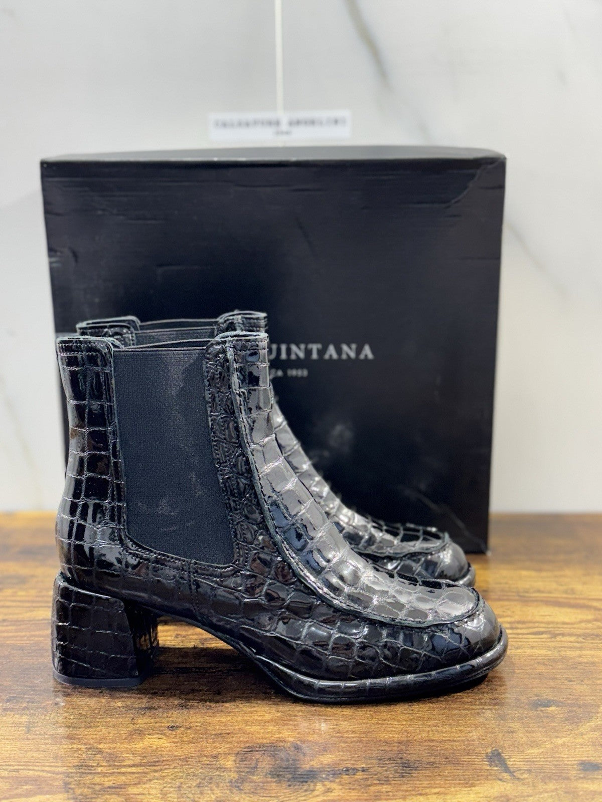 Pons Quintana Stivaletto Donna Pelle Nero          Con Tacco Luxury Boot 41