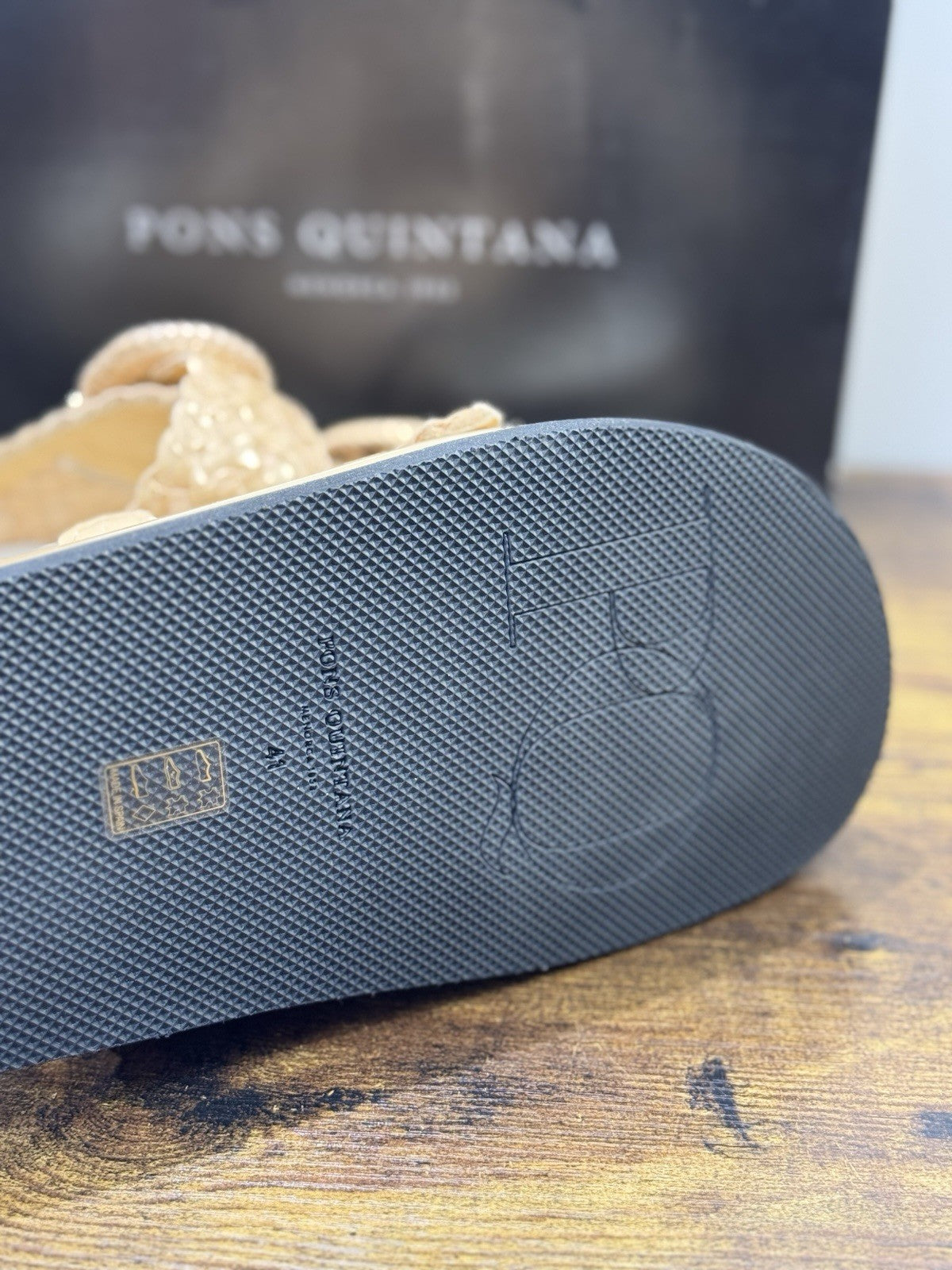 Pons Quintana Sandalo Ciabatta  Pelle Beige   Casual Pons Quintana Donna 41