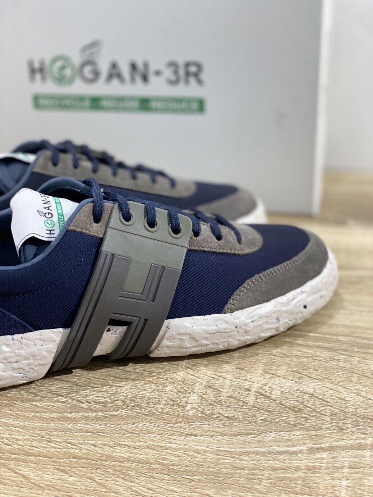 Hogan -3 R Sneaker Donna Blu Casual Vegan Shoes Hogan Woman 37