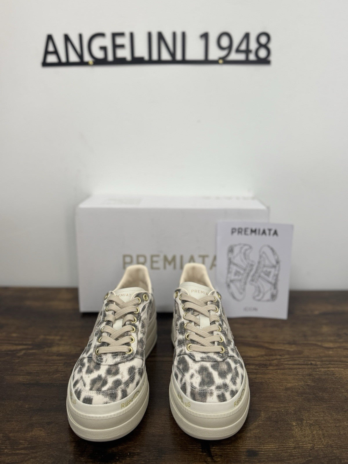 Premiata Micol  Sneaker Pelle Tessuto Leopard    Casual Premiata Donna 36