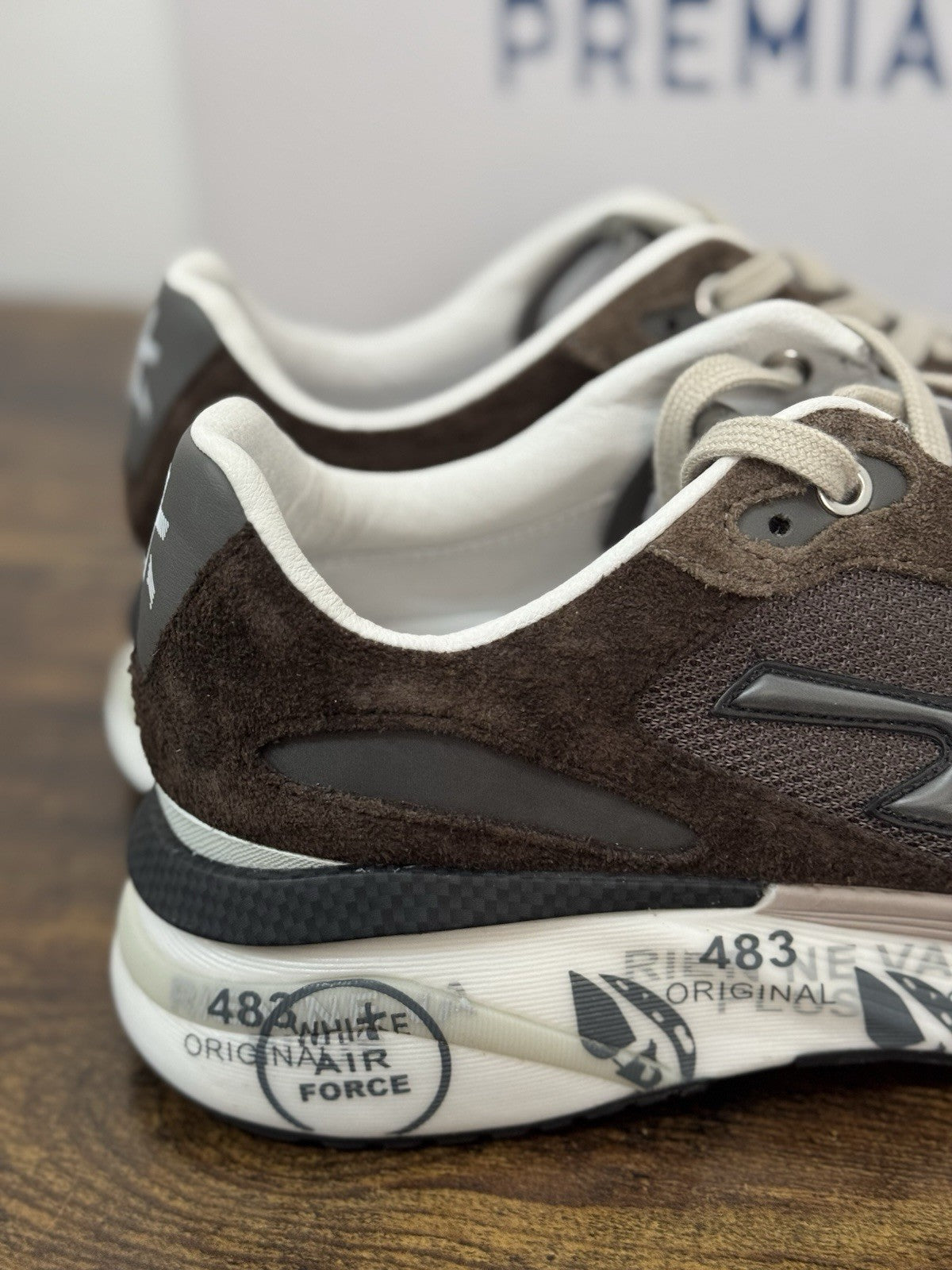 Premiata Moerun Sneaker Suede Marrone Casual Premiata Uomo 41