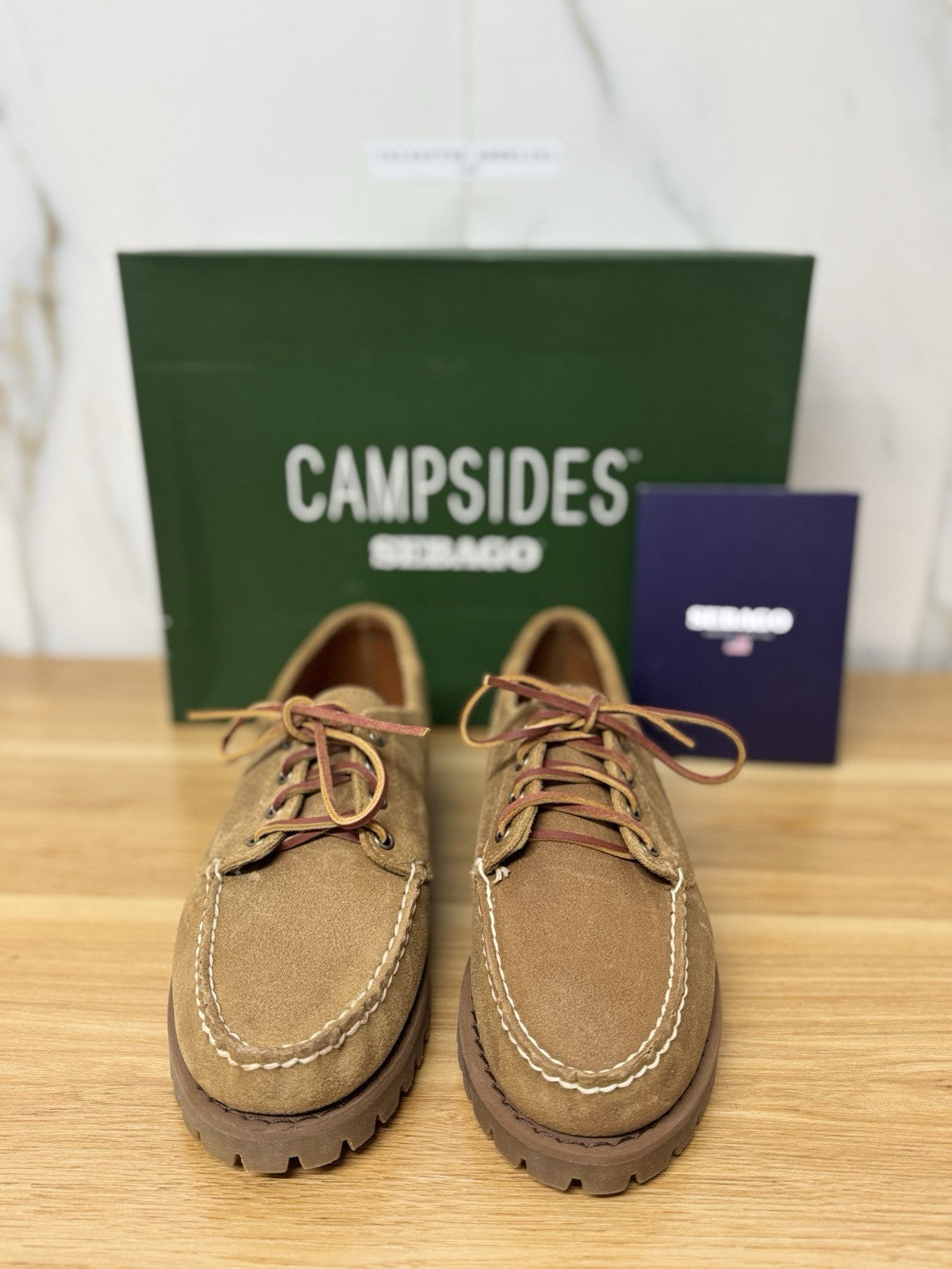 Sebago Askook Waxed Camel Icon Sebago Barca Uomo 43.5