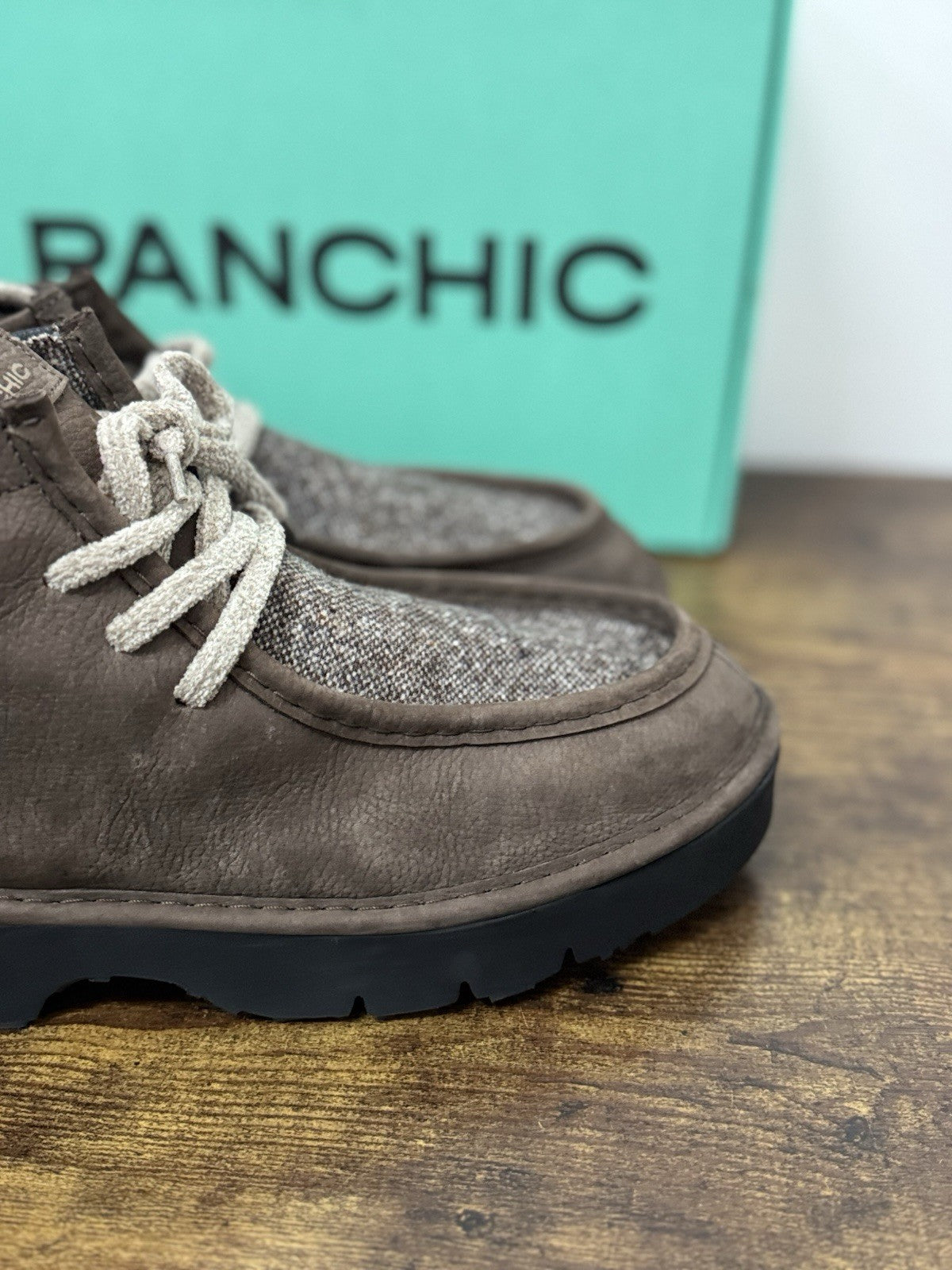 Panchic Stivaletto Pelle Nabuck Caffè Casual Boot Uomo 44