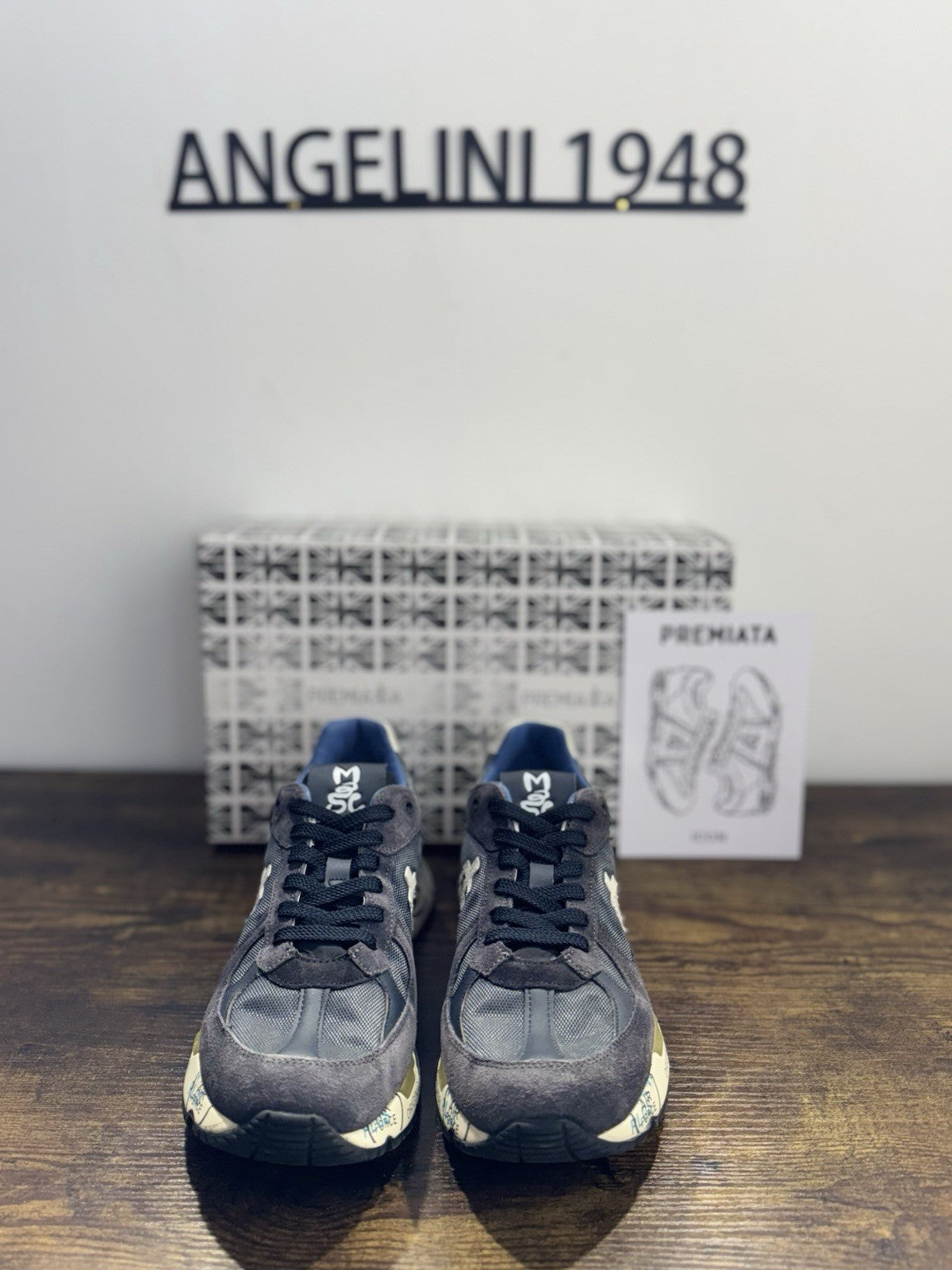 Premiata Mase  Sneaker Suede Avio Casual Premiata Uomo 45