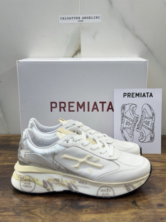 Premiata Sneaker Moerund  Pelle Bianca Casual Premiata Scarpa Donna 41