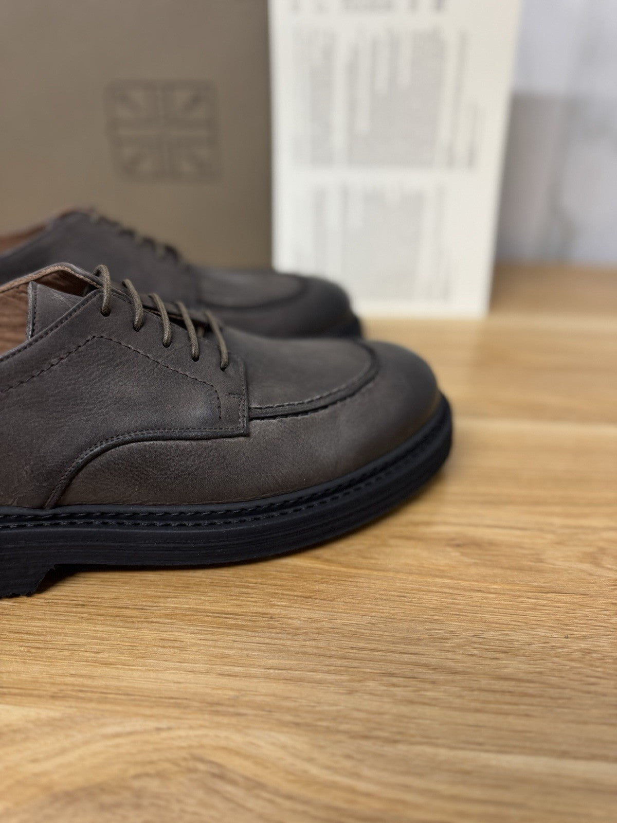 Pantanetti Scarpa Derby Pelle Moka Extra light Casual Uomo 41